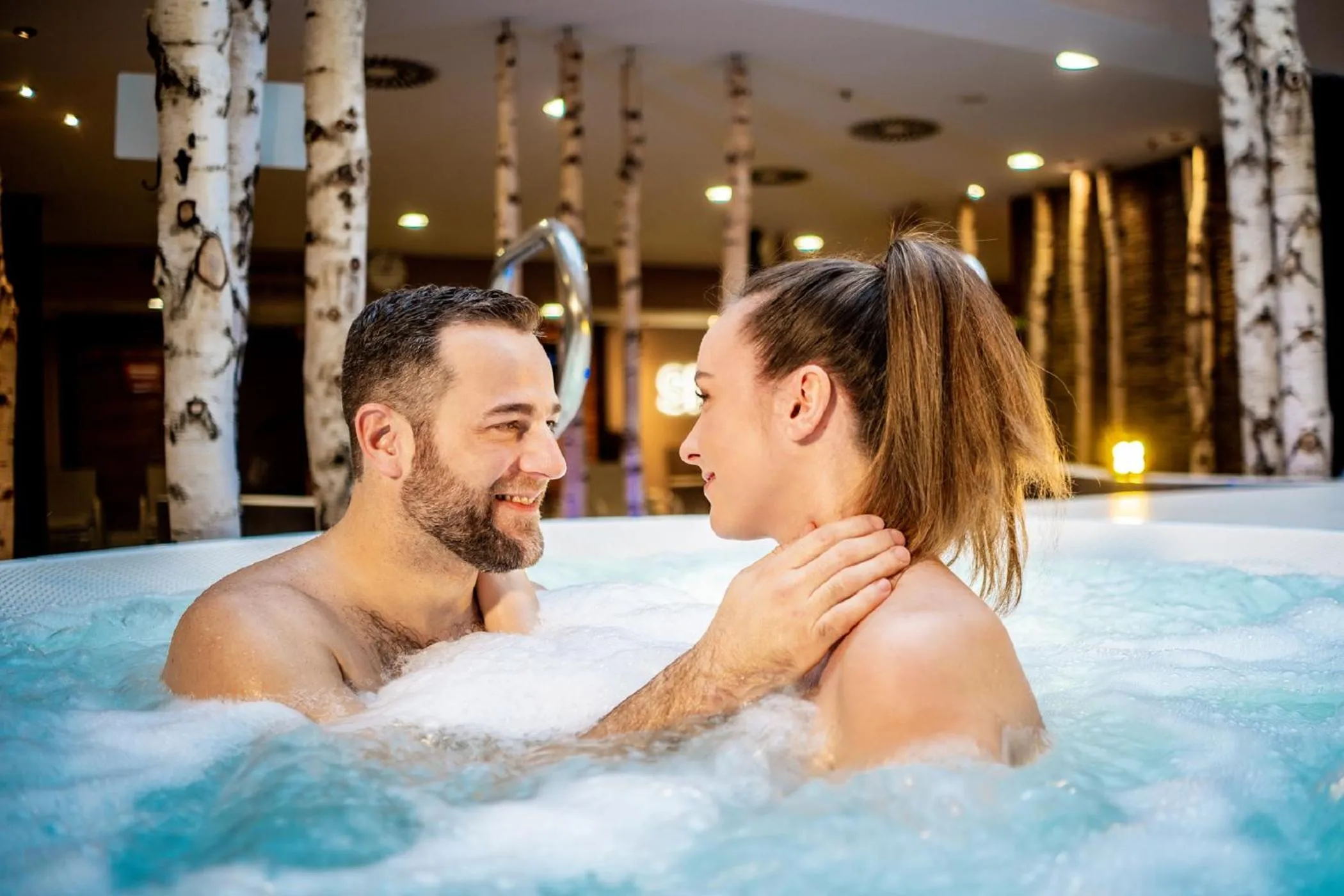 People in Aquapalace Hotel Prague