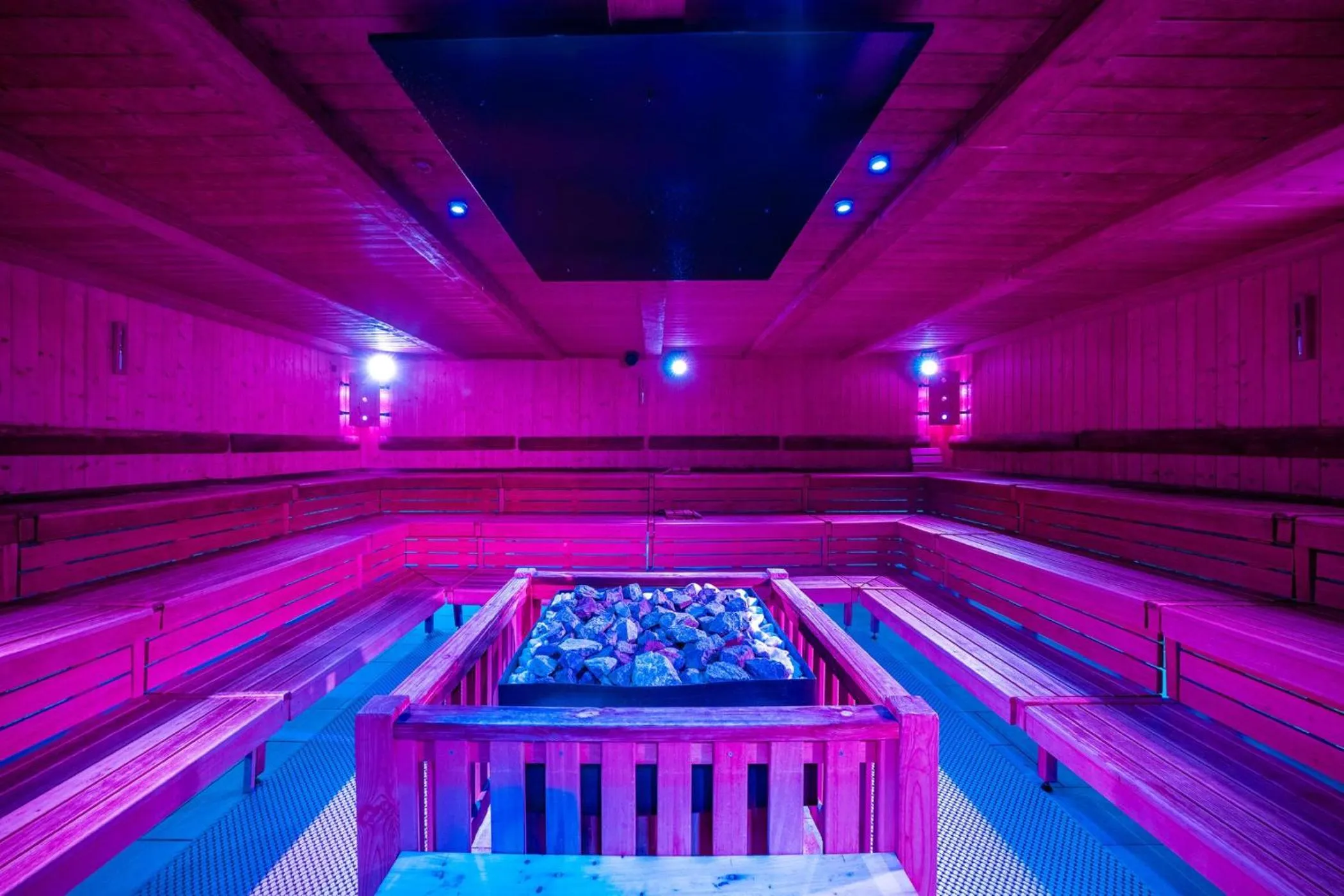 Sauna in Aquapalace Hotel Prague