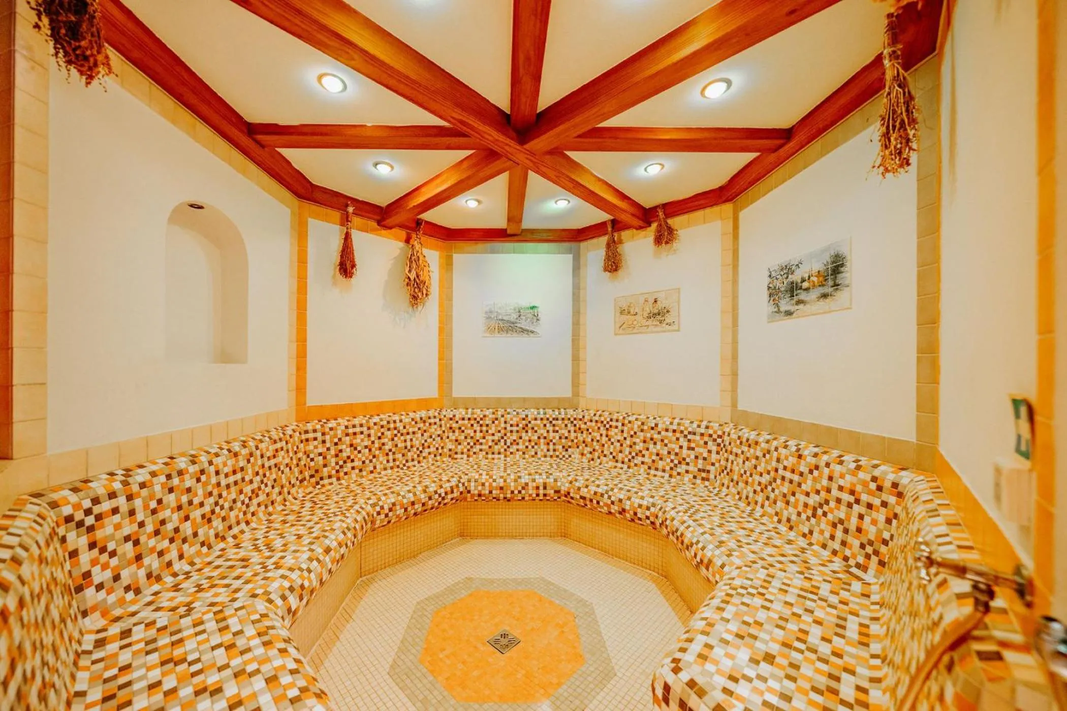 Sauna in Aquapalace Hotel Prague