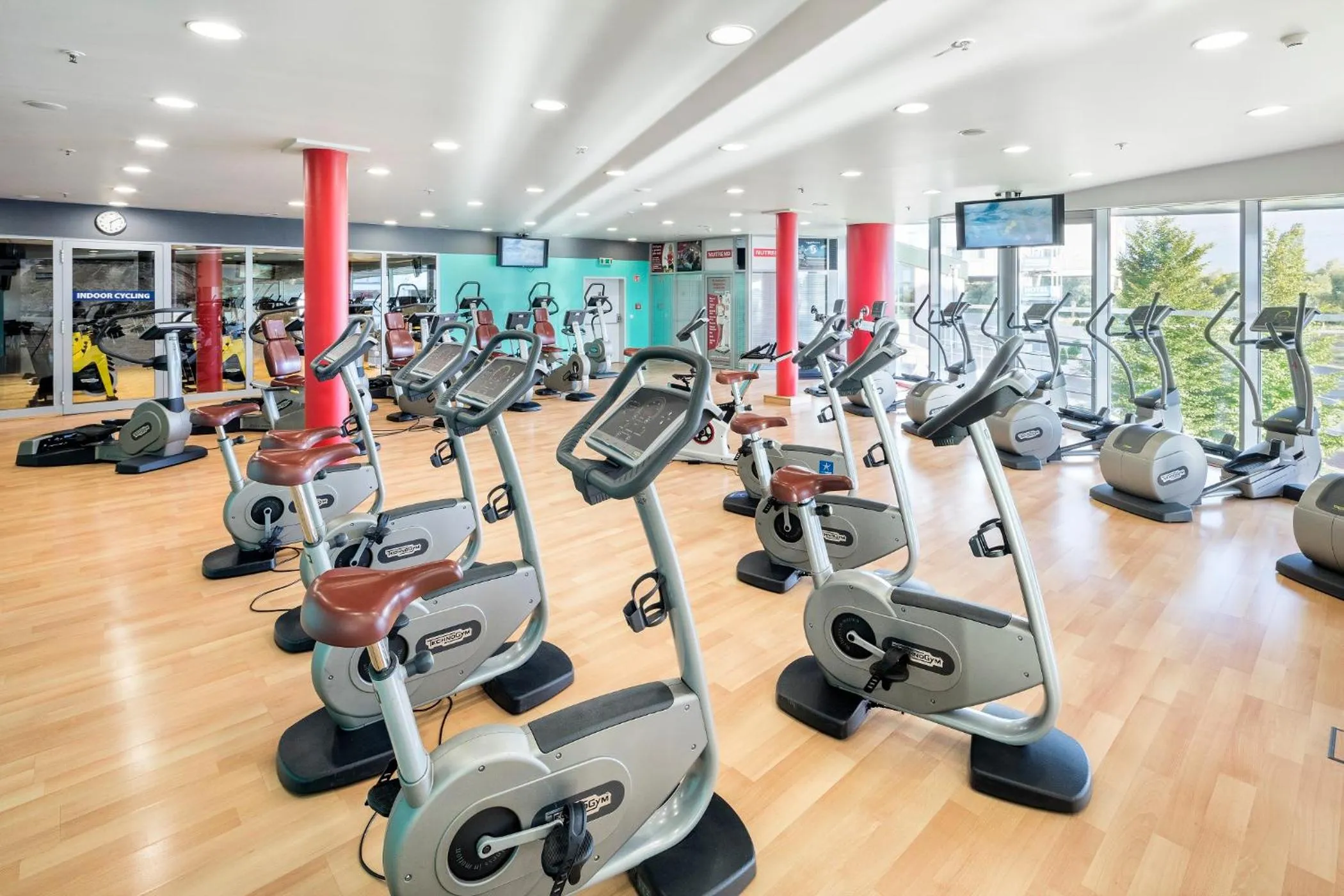 Fitness centre/facilities in Aquapalace Hotel Prague