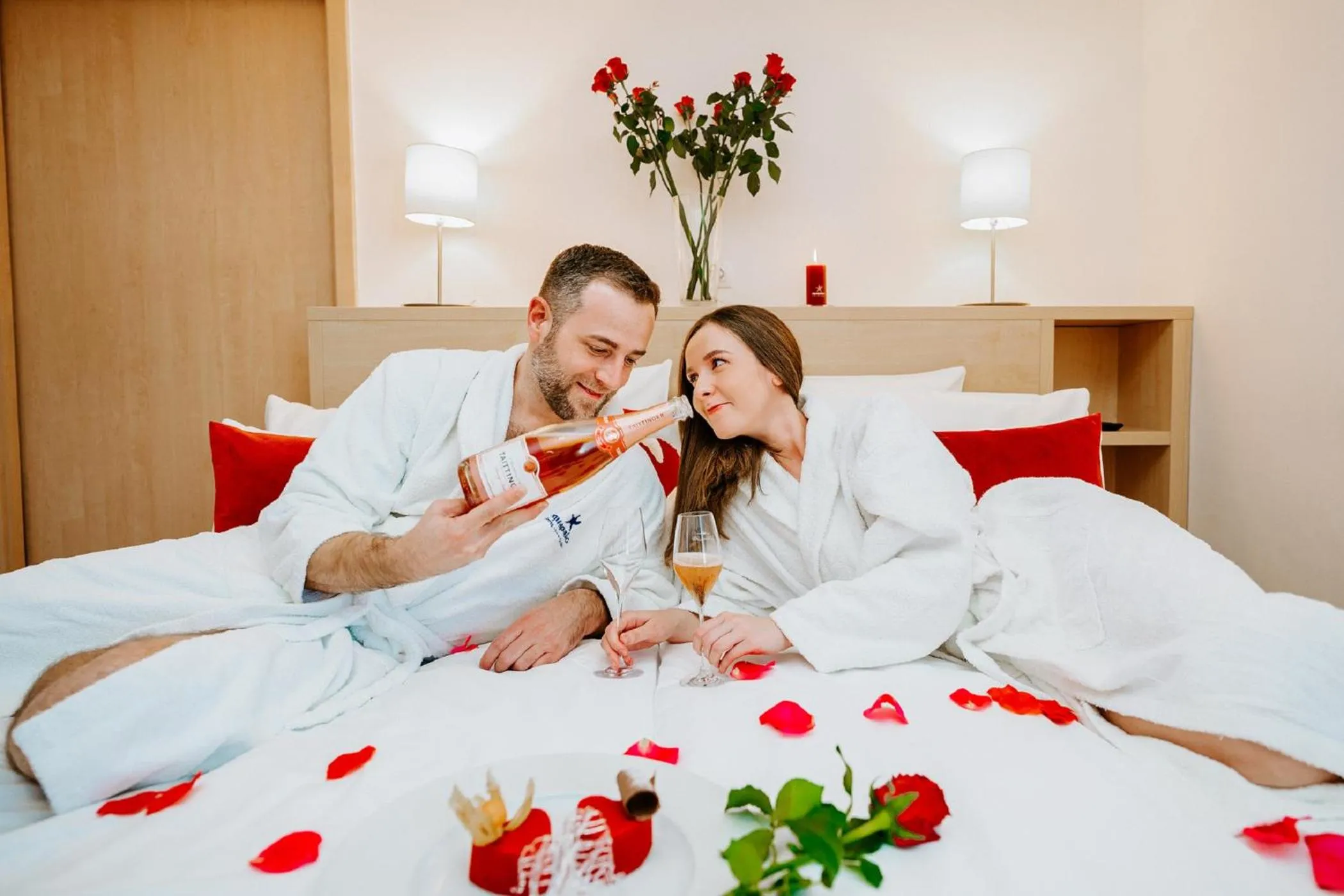 People, Bed in Aquapalace Hotel Prague