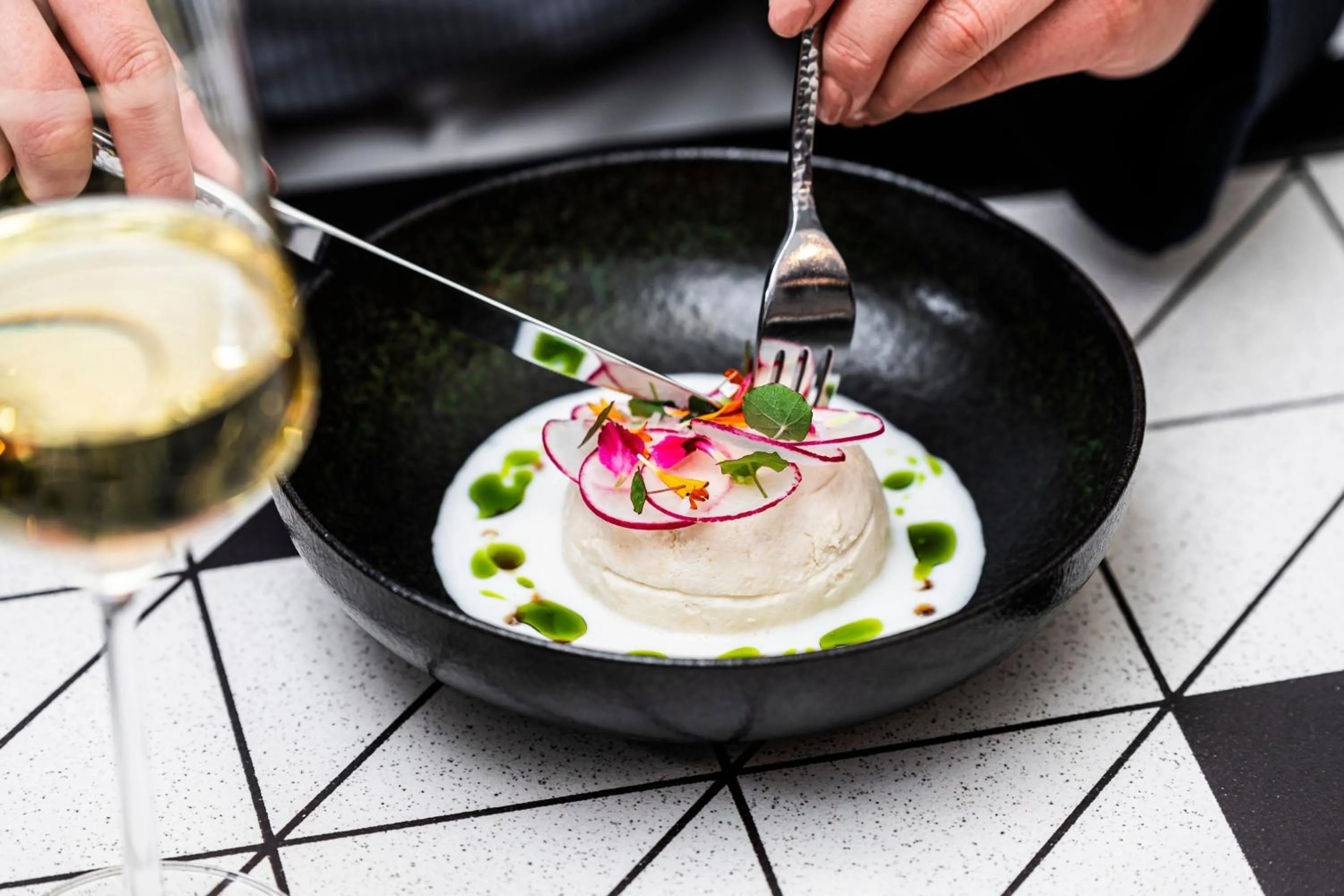 Restaurant/places to eat in Prague Marriott Hotel