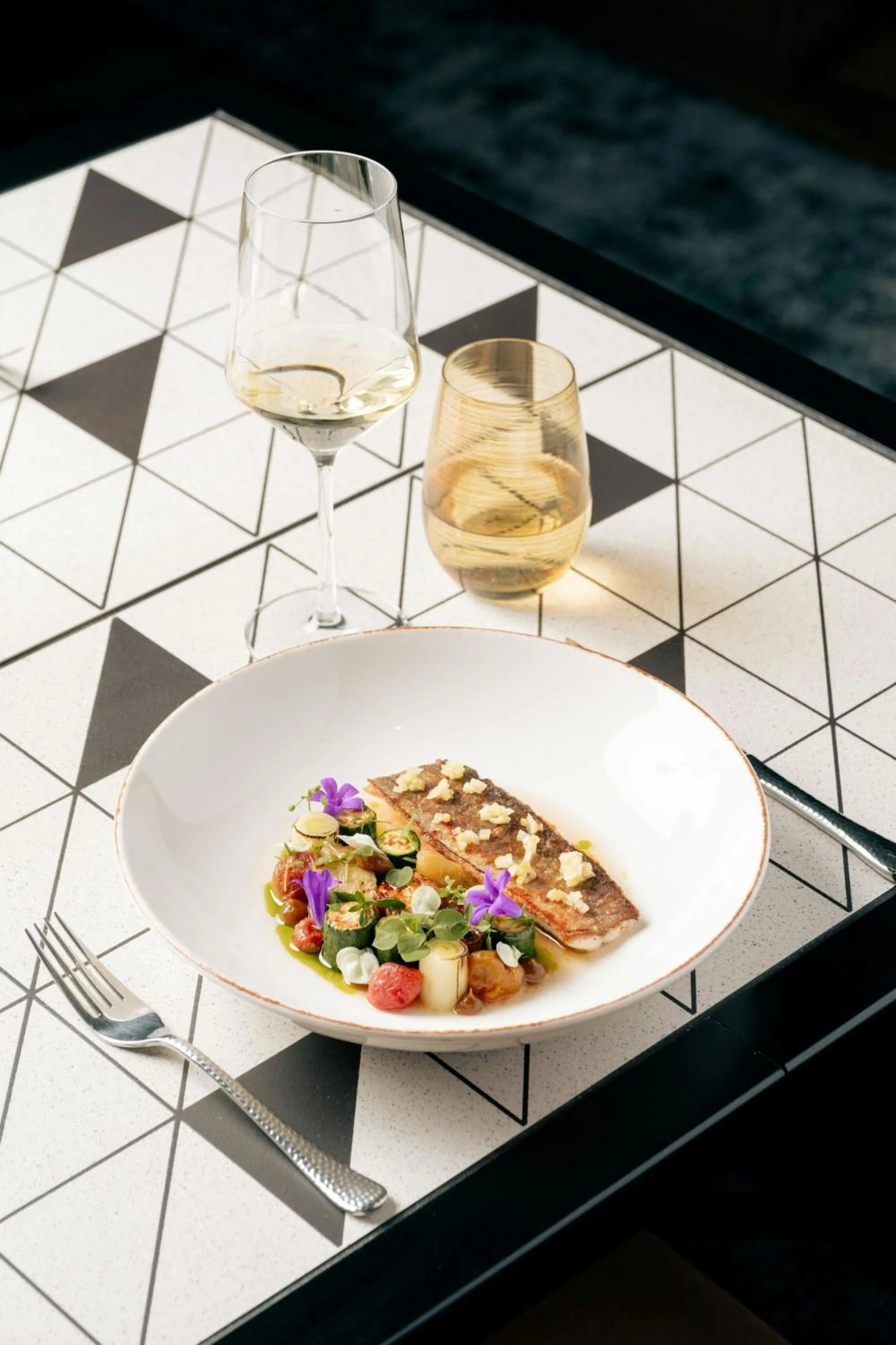 Restaurant/places to eat in Prague Marriott Hotel