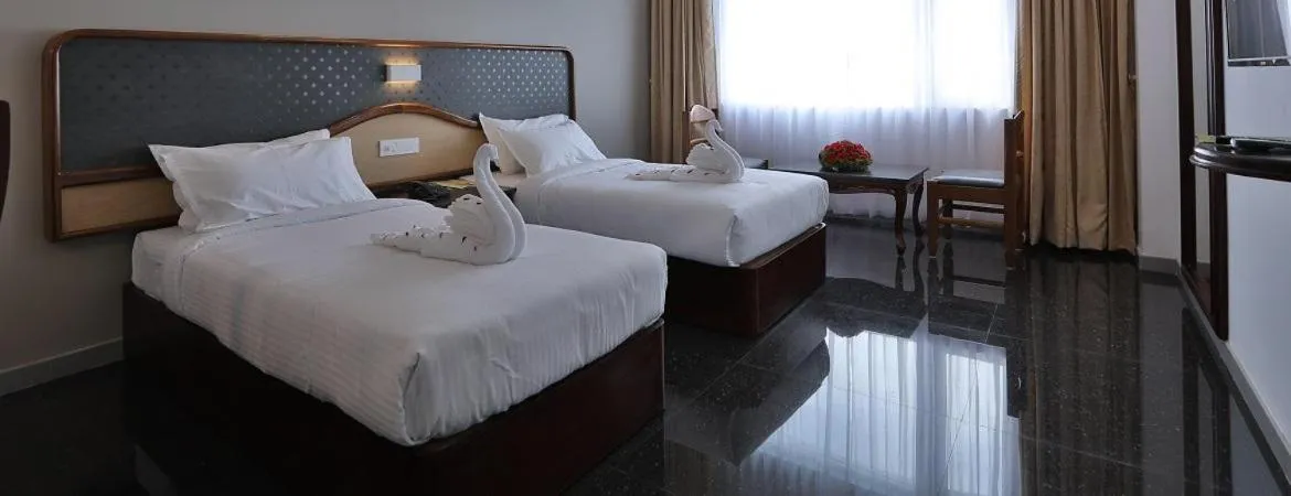 Bed in Lemon Grass Inn