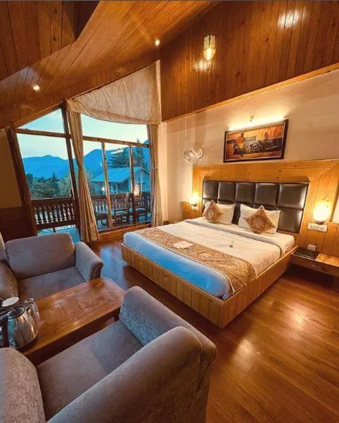Bedroom, Bed in Amarys Boutique Stays Manali