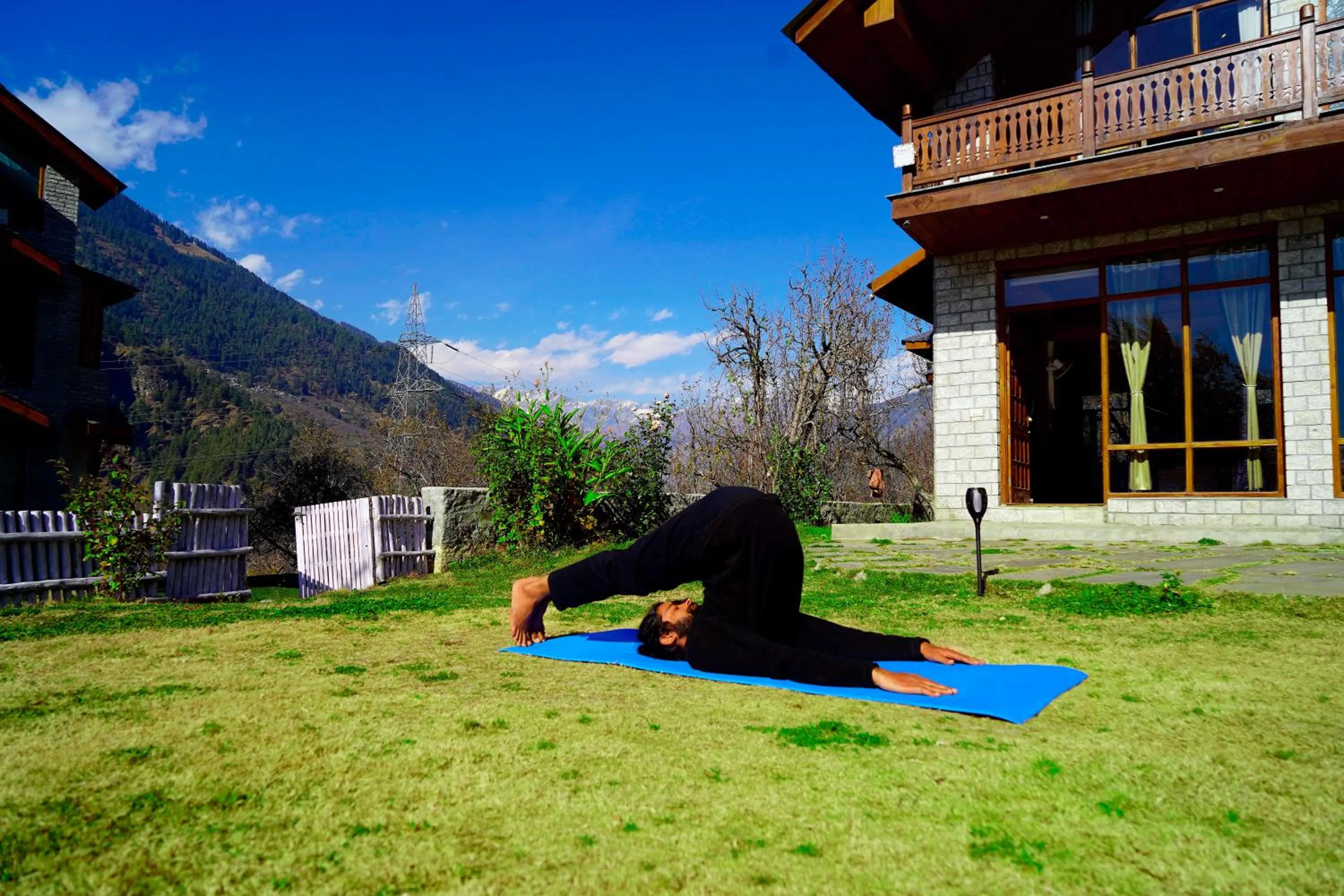 Garden view in Amarys Boutique Stays Manali