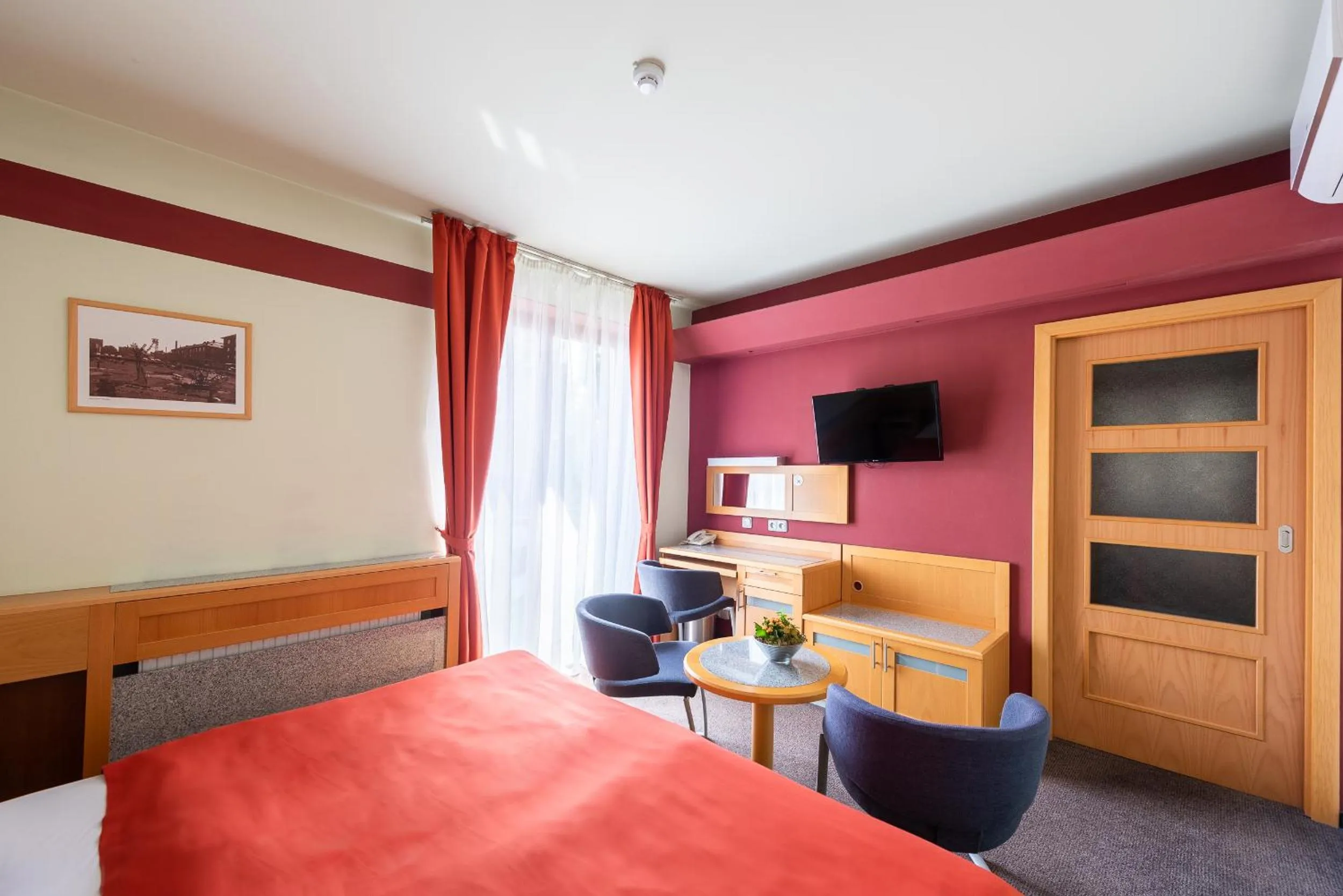 Bed in Jan Maria Hotel