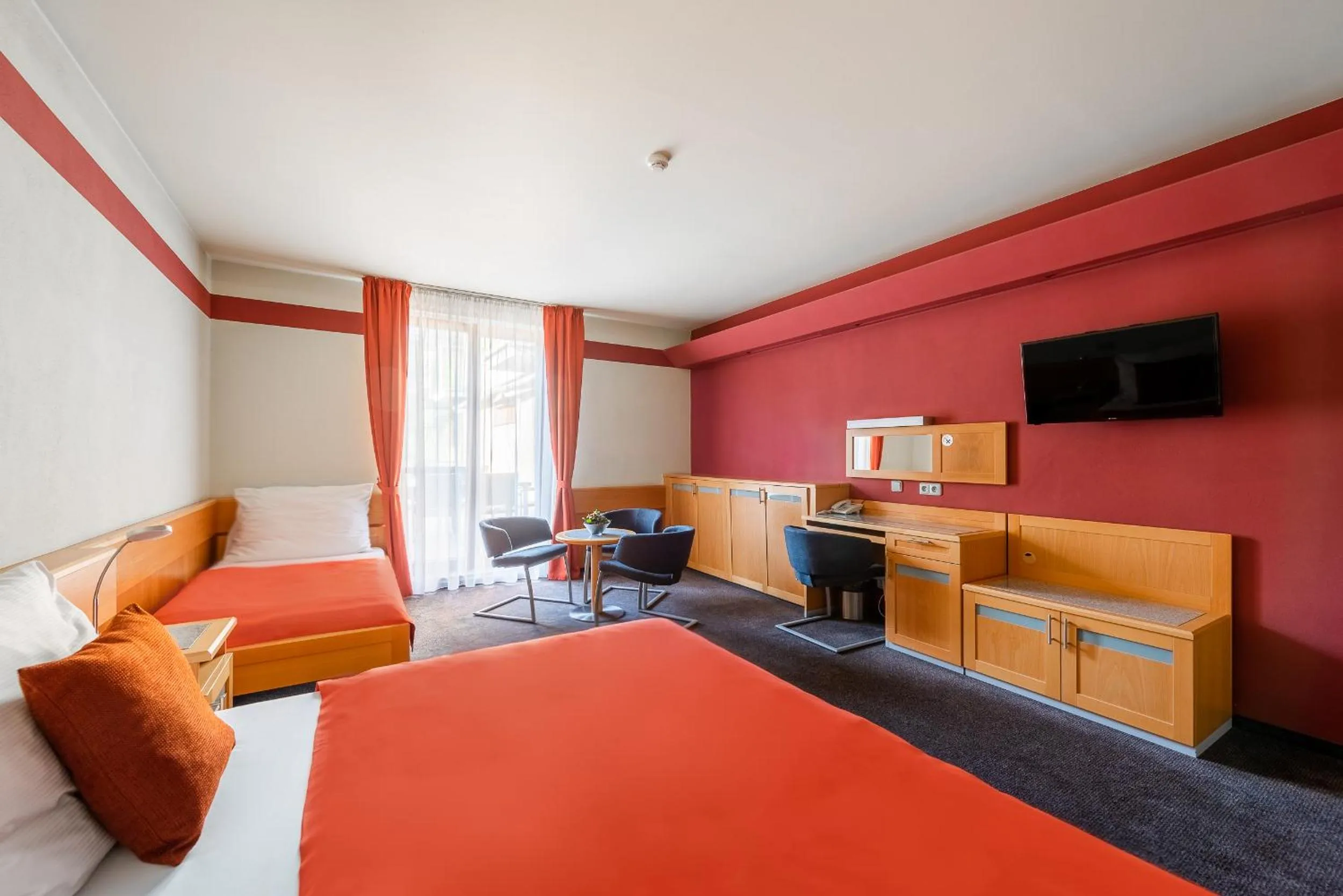 Bed in Jan Maria Hotel