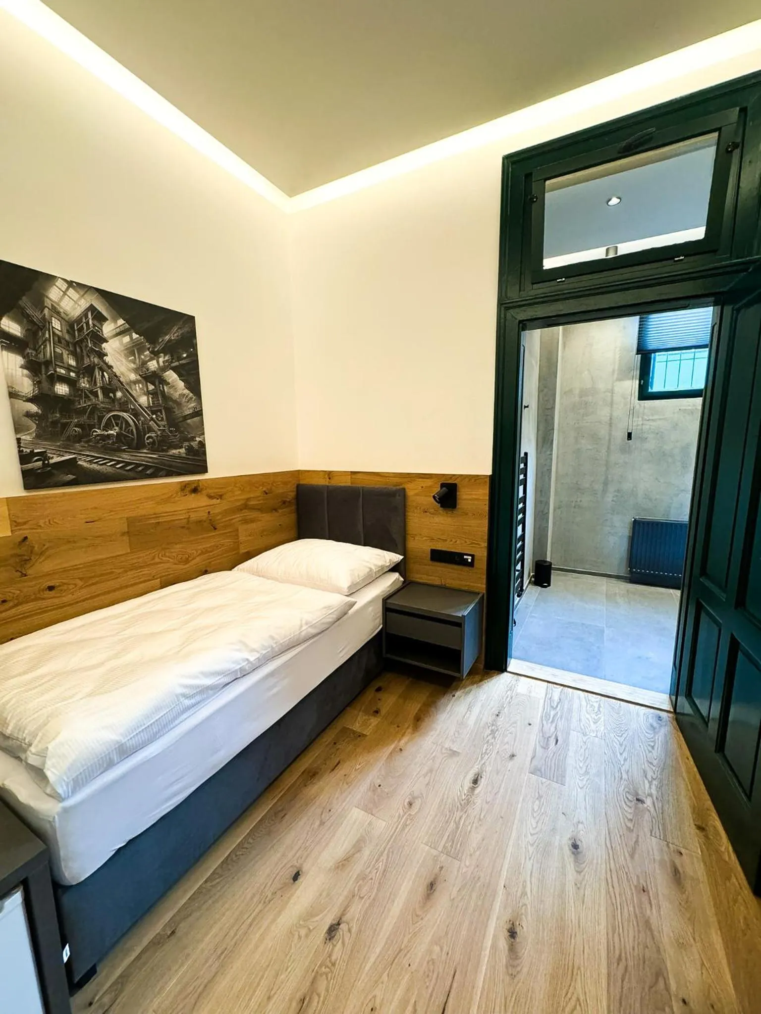 Bed in Jan Maria Hotel