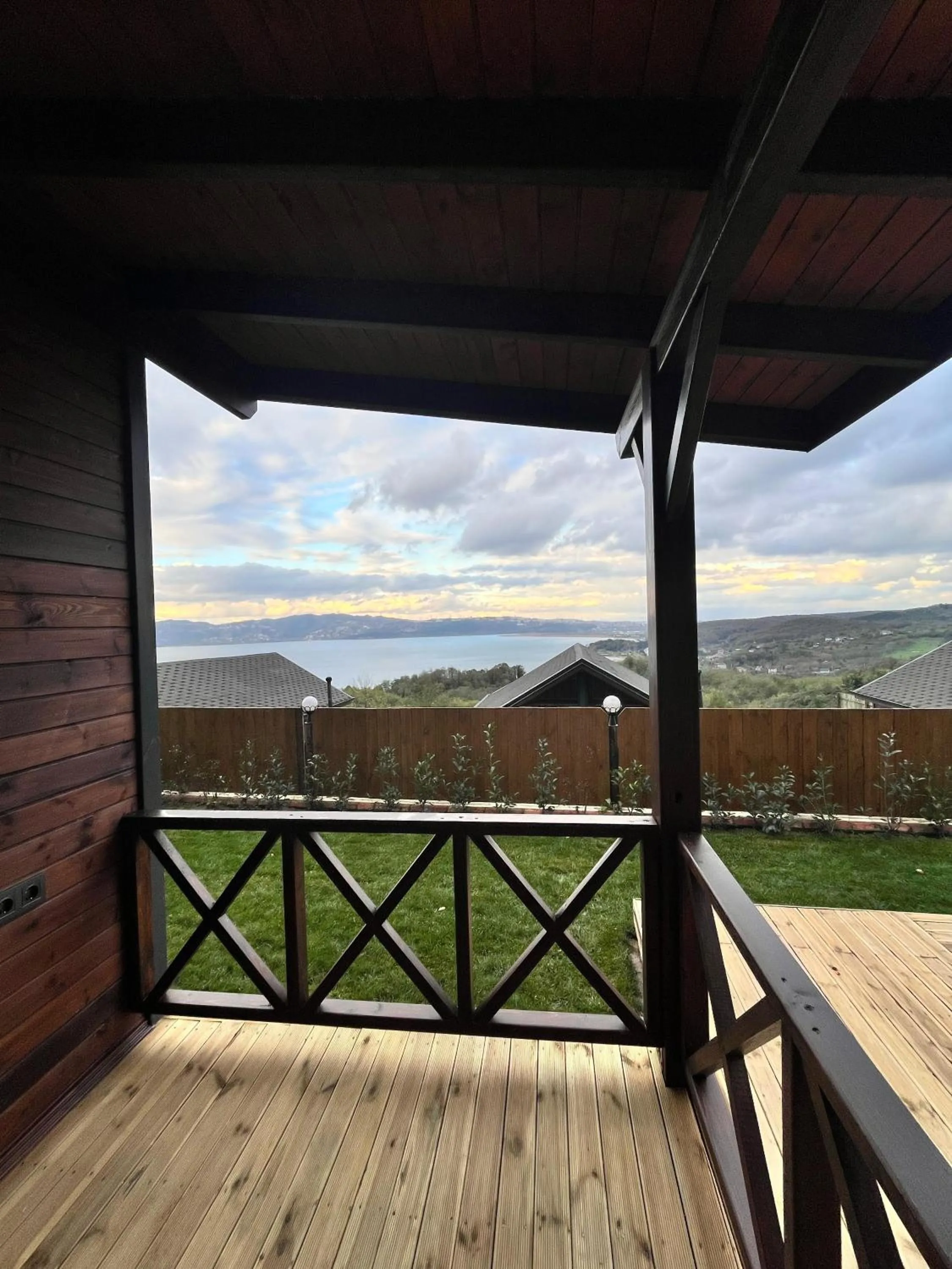 Patio in Woodlodge Country Sapanca