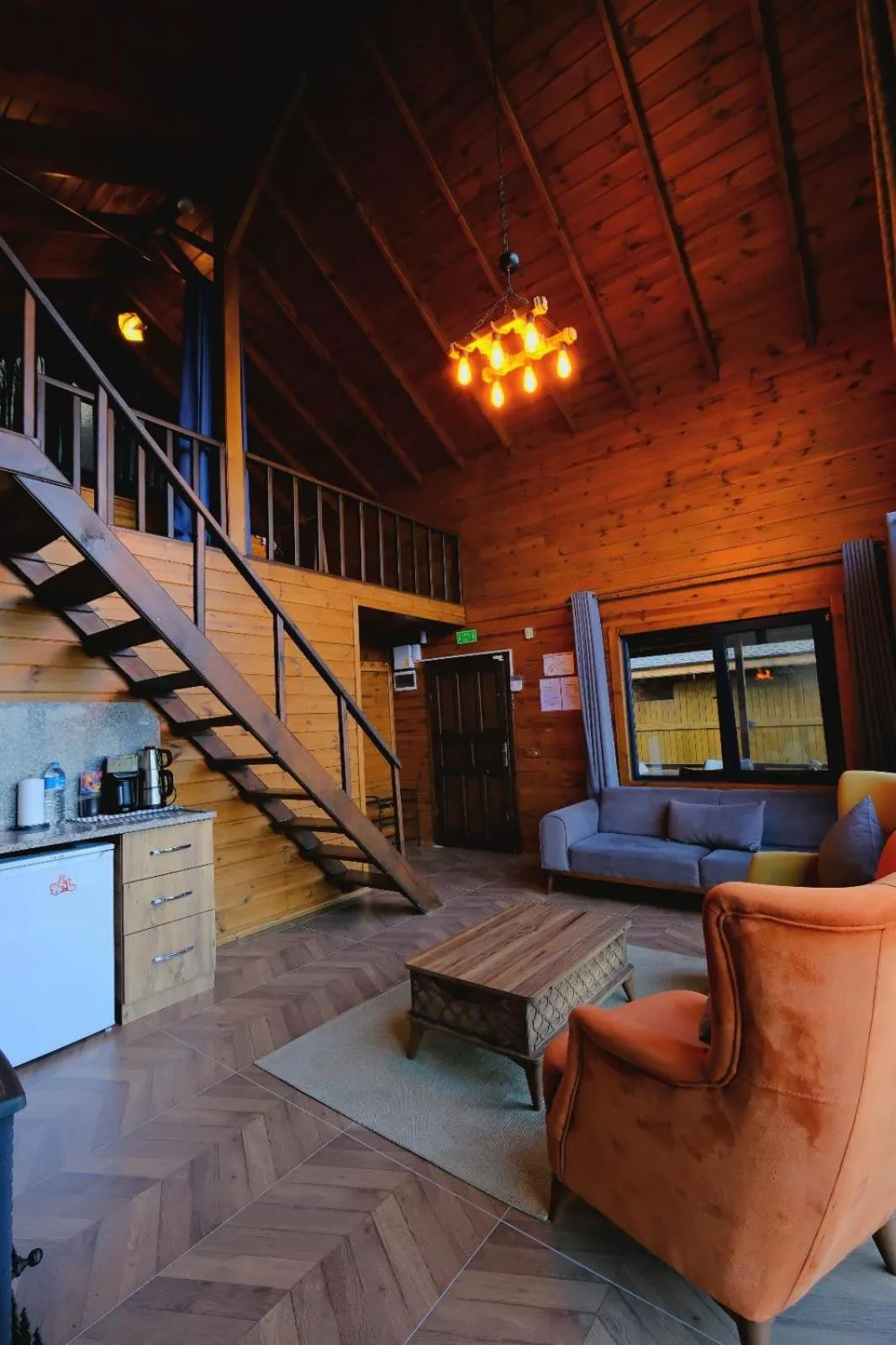 Living room in Woodlodge Country Sapanca