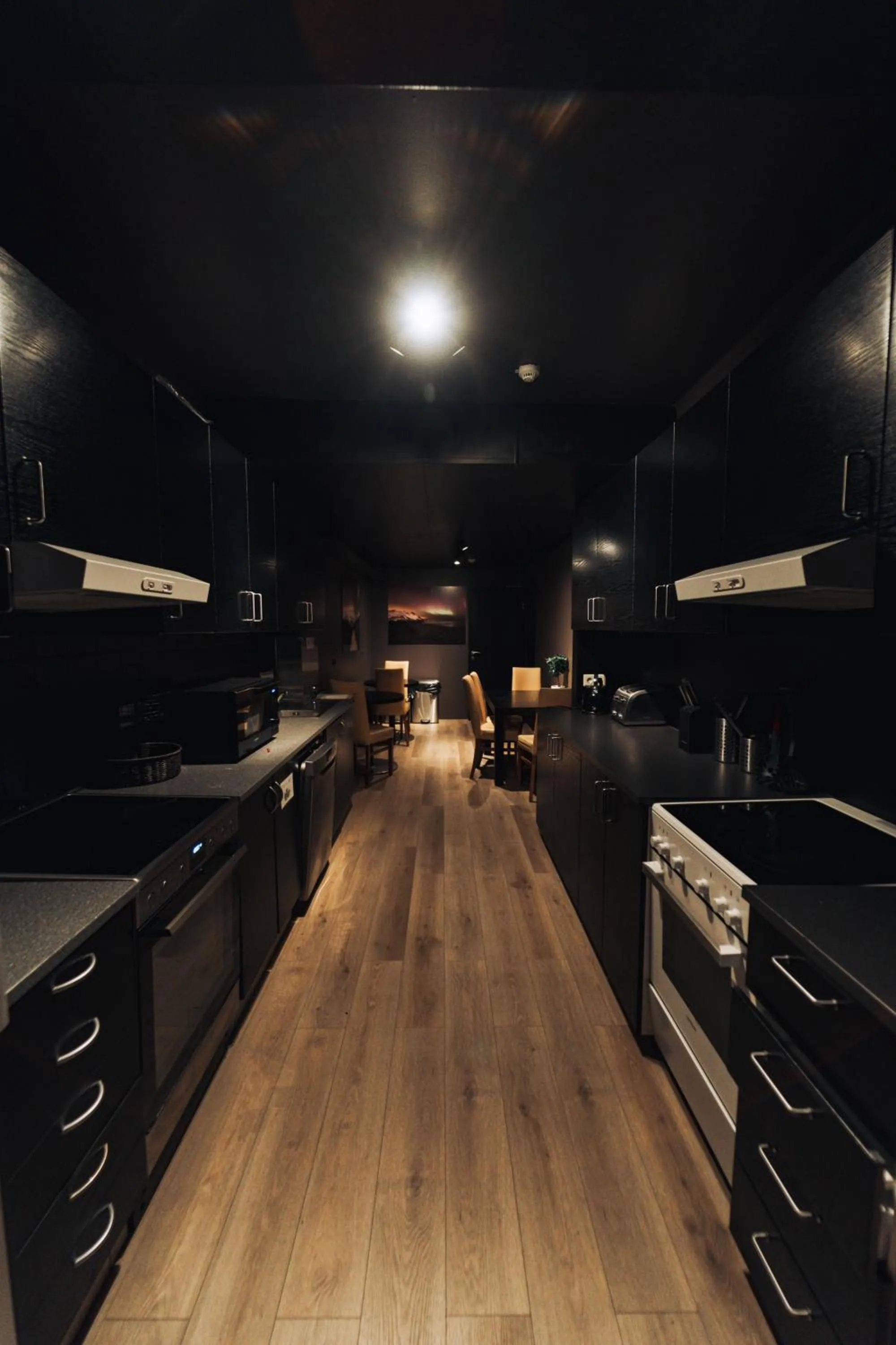 Kitchen or kitchenette in Brim Hotel