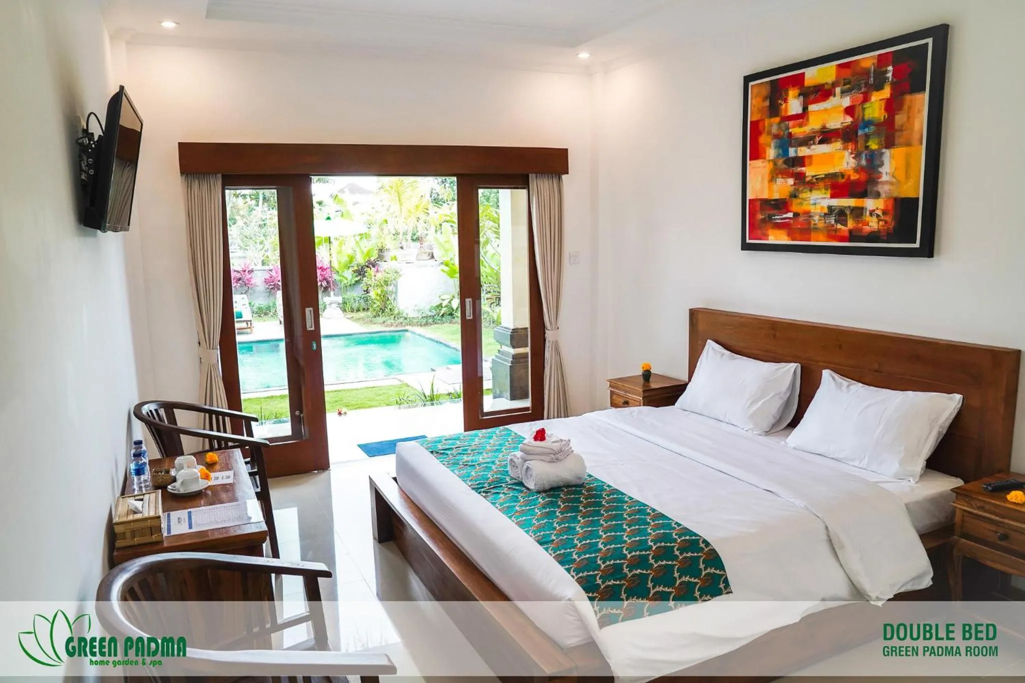 Bed in Green Padma Ubud