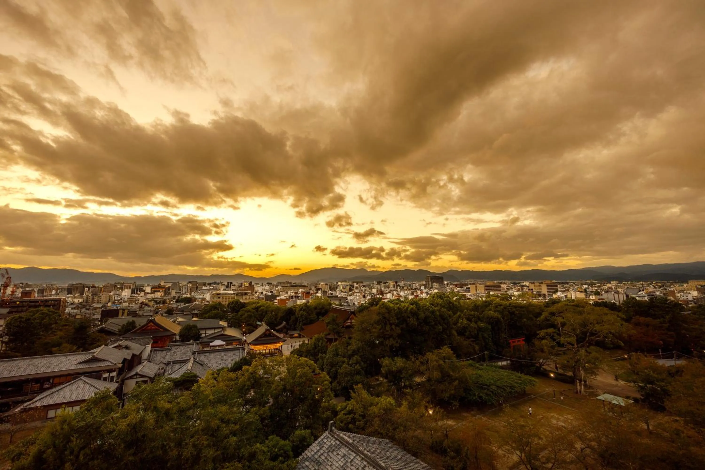 Natural landscape in Hotel Chourakukan Kyoto Gion 長楽館 京都