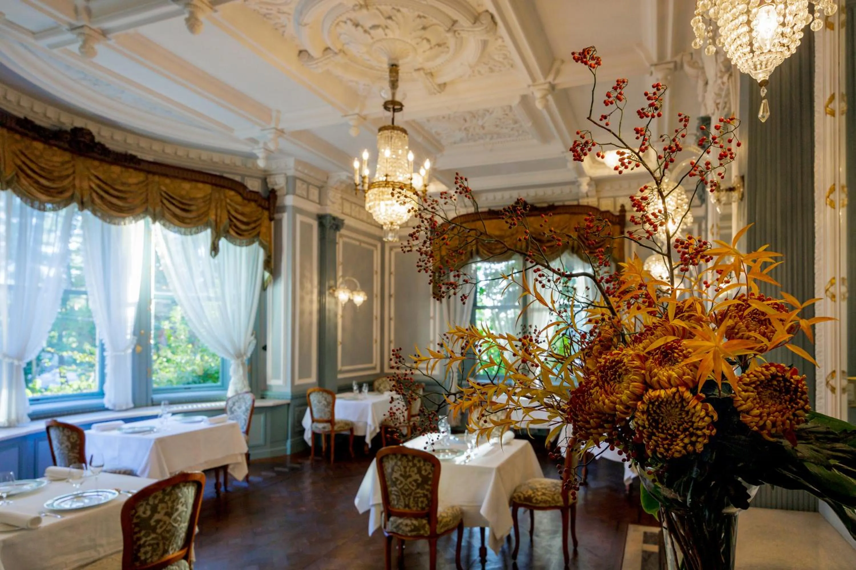 Restaurant/places to eat in Hotel Chourakukan Kyoto Gion 長楽館 京都