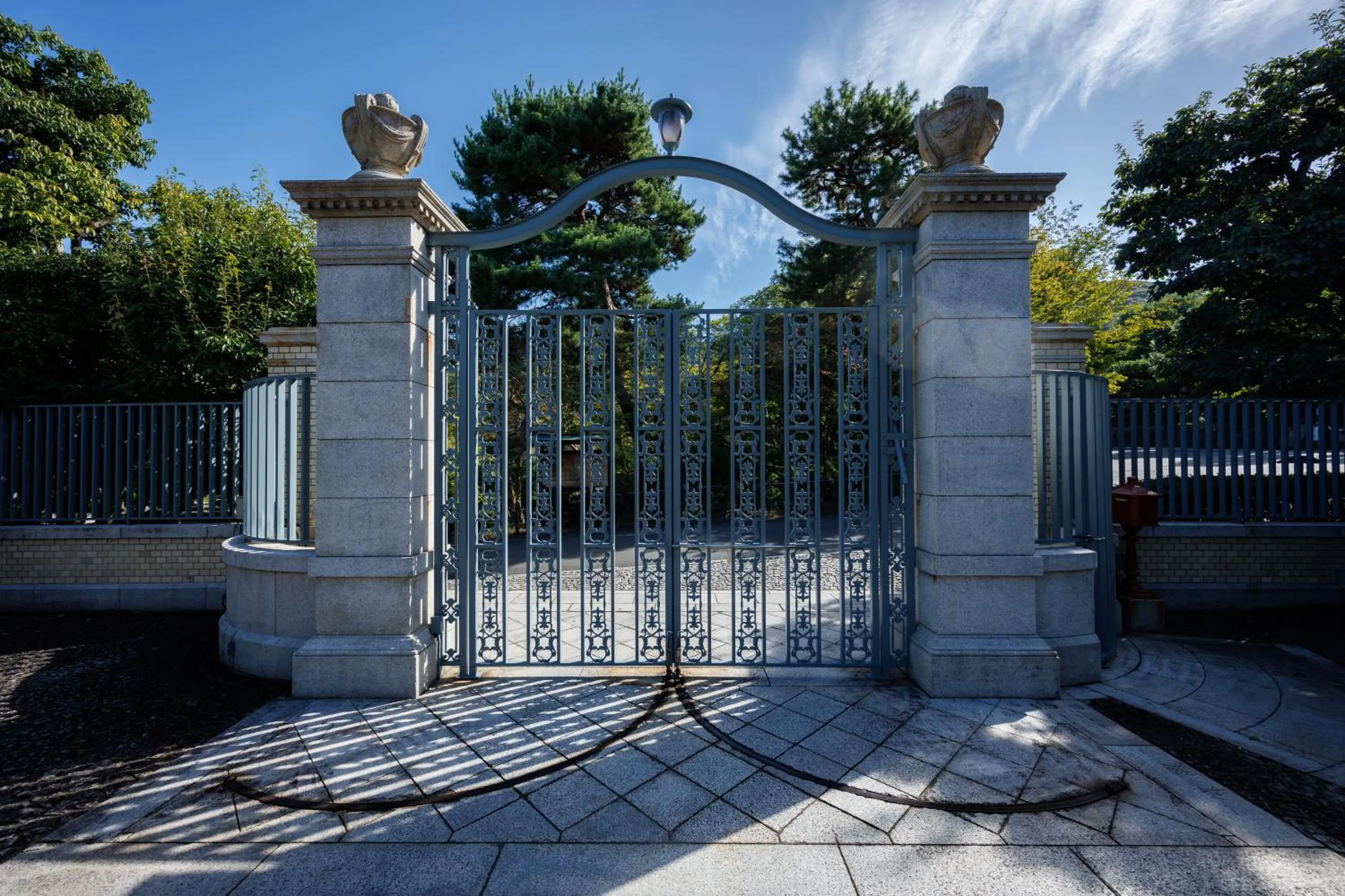 Property building in Hotel Chourakukan Kyoto Gion 長楽館 京都