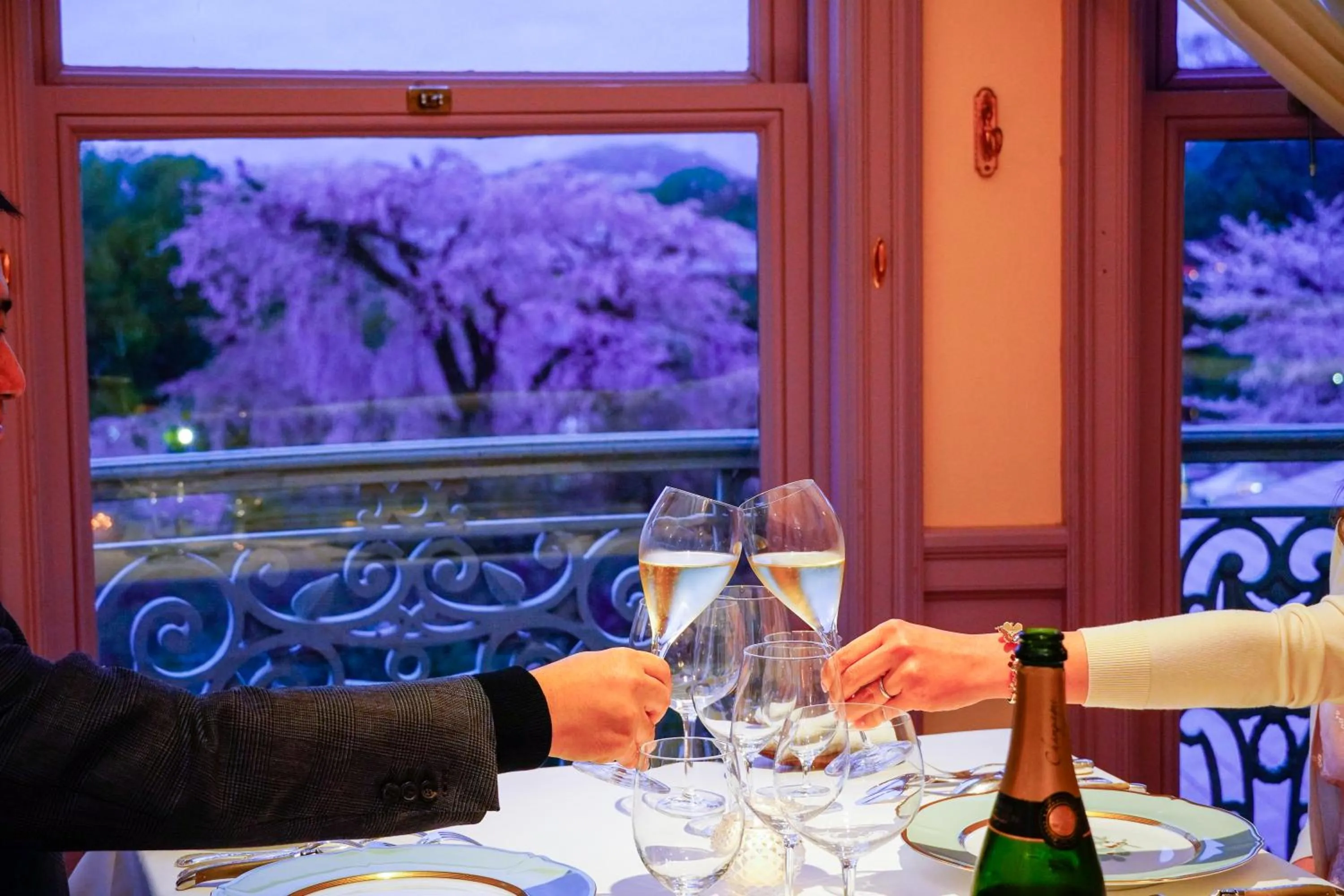 Restaurant/places to eat in Hotel Chourakukan Kyoto Gion 長楽館 京都