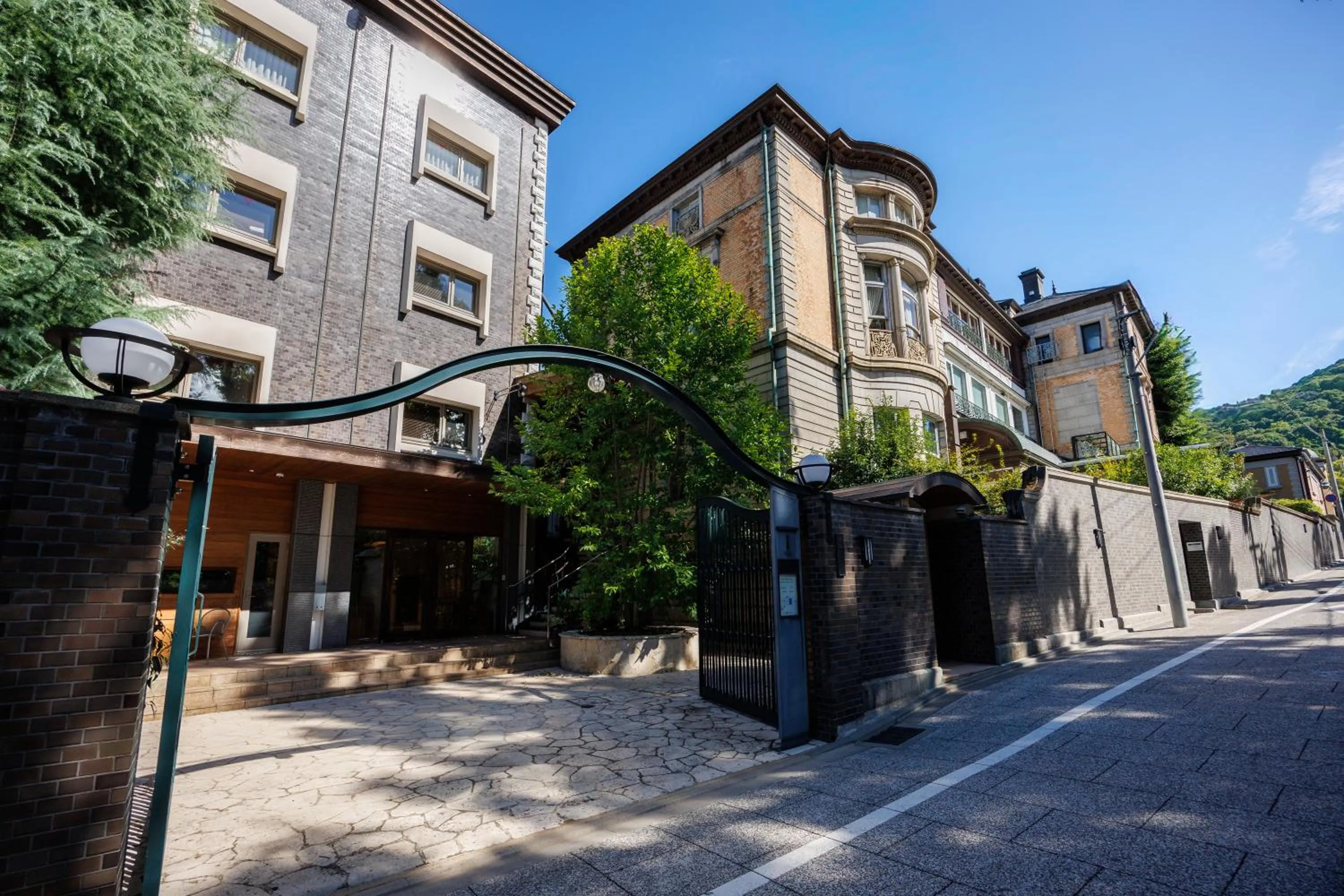 Property building in Hotel Chourakukan Kyoto Gion 長楽館 京都