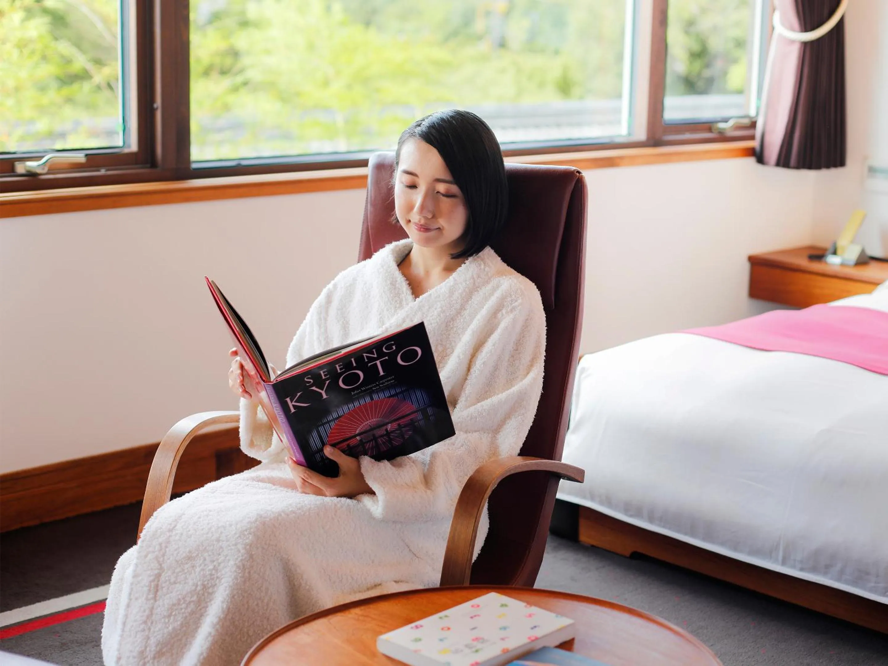 People in Hotel Chourakukan Kyoto Gion 長楽館 京都