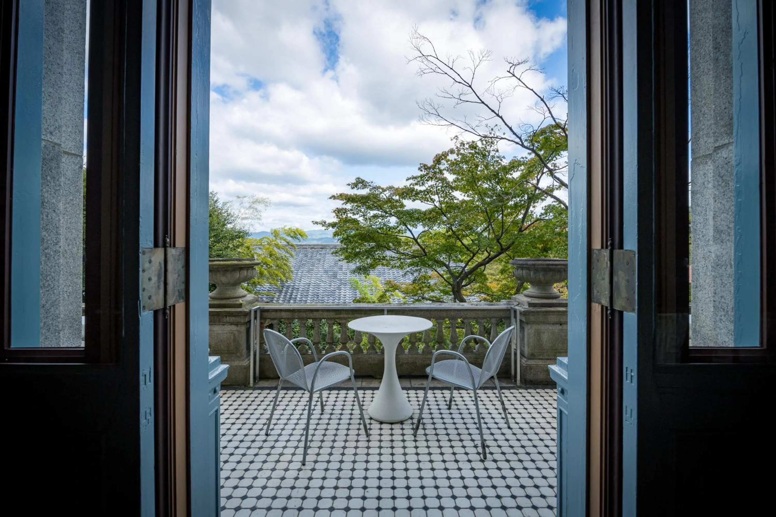 Patio in Hotel Chourakukan Kyoto Gion 長楽館 京都