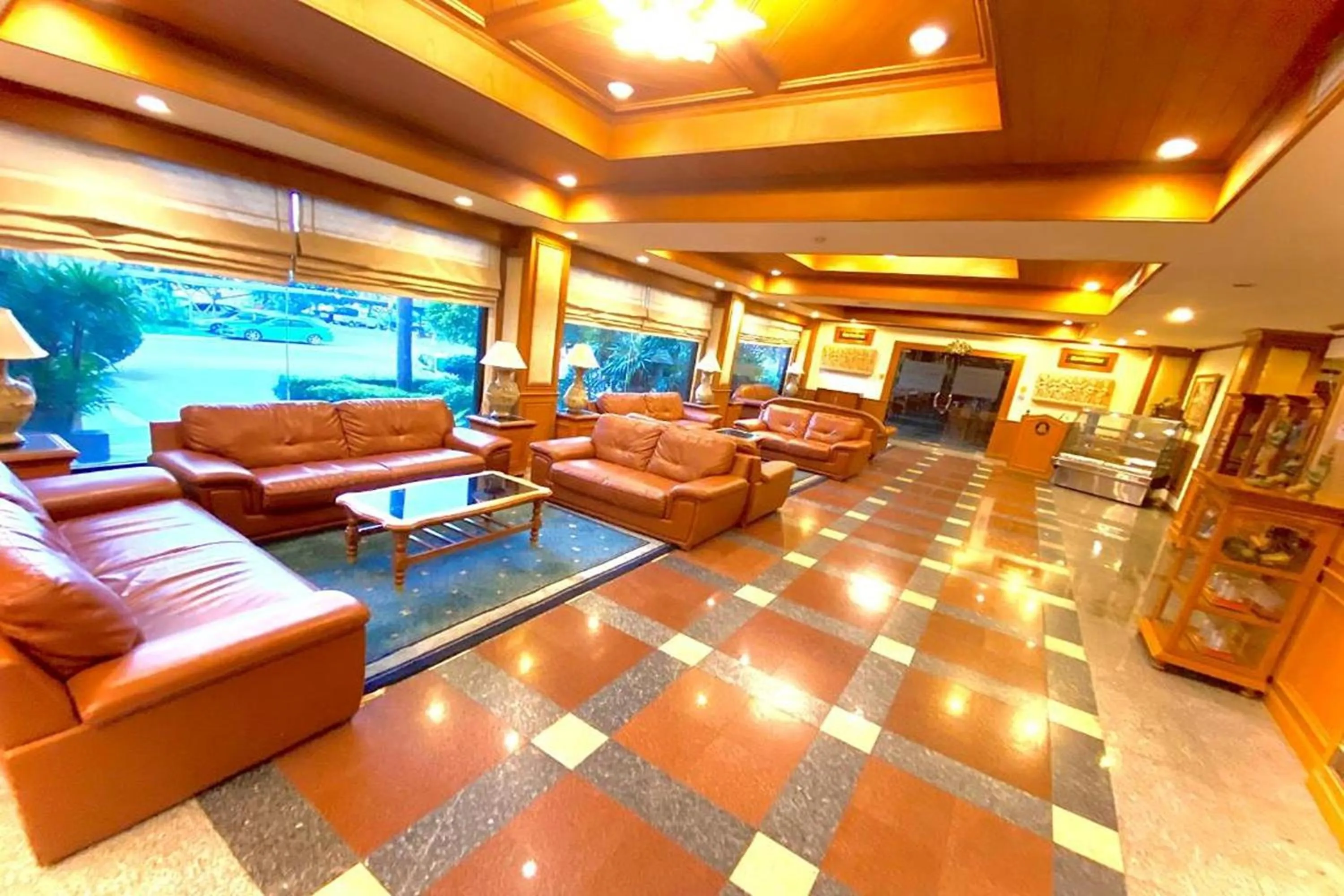 Lobby or reception in Taksila Hotel
