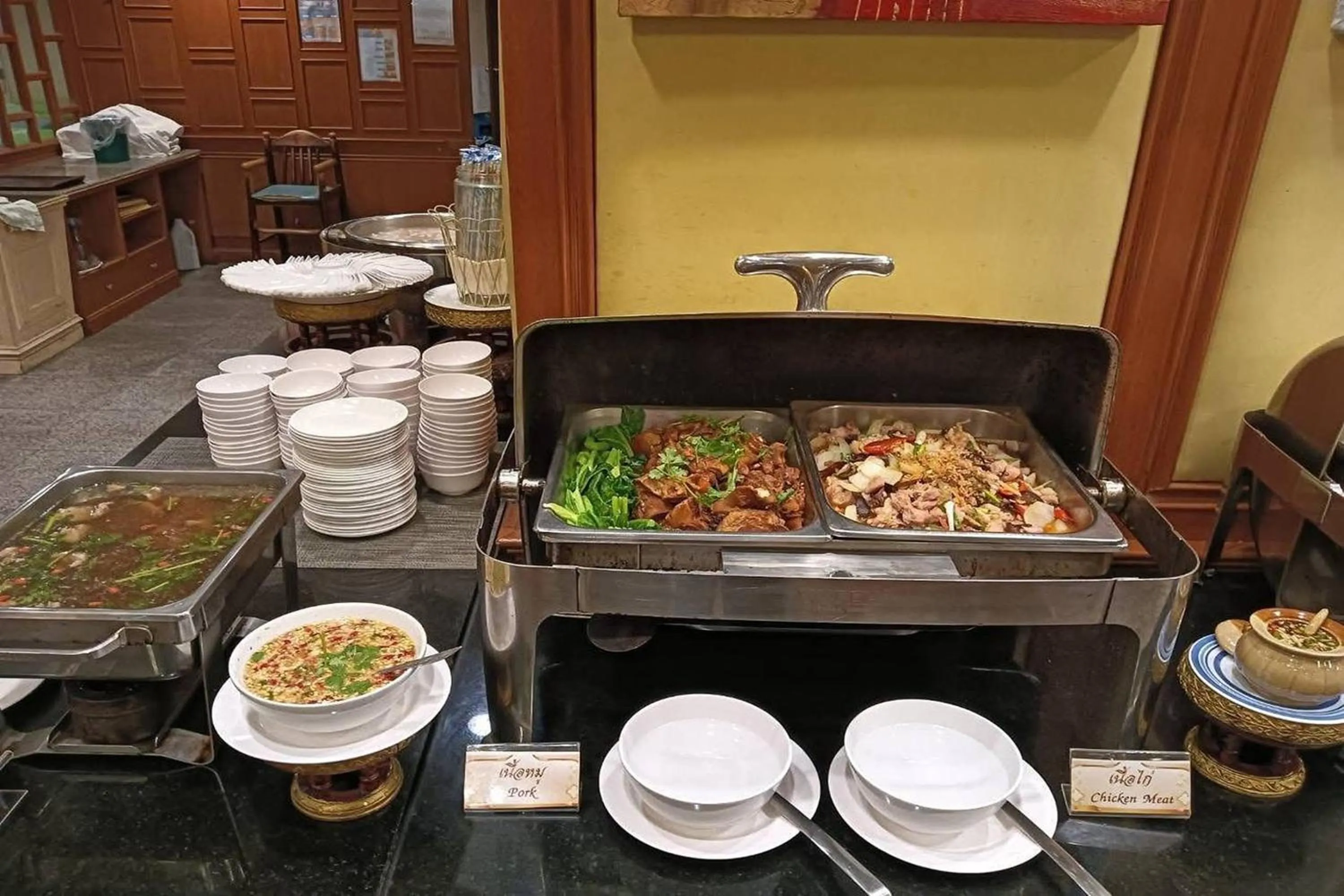 Buffet breakfast in Taksila Hotel