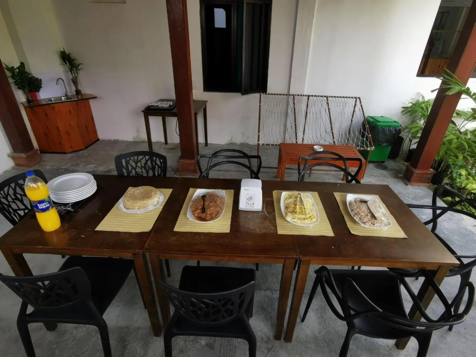 Buffet breakfast in Palm Gate Maldives