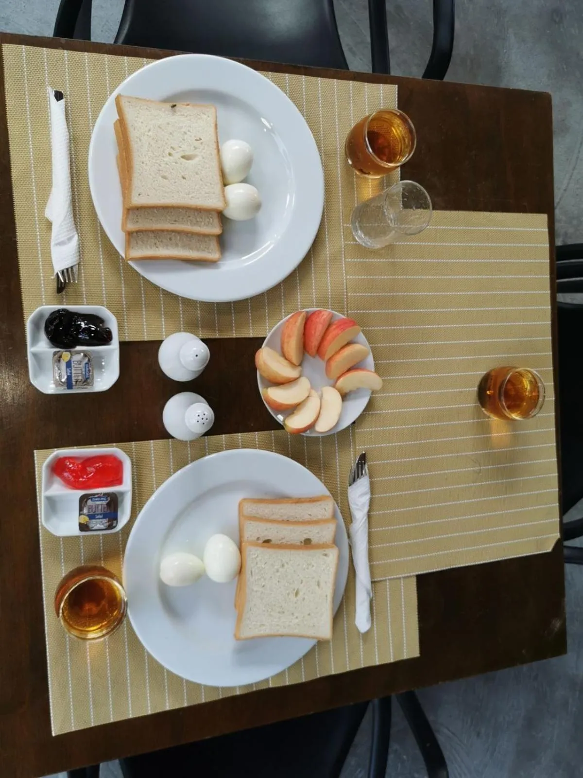 Continental breakfast in Palm Gate Maldives