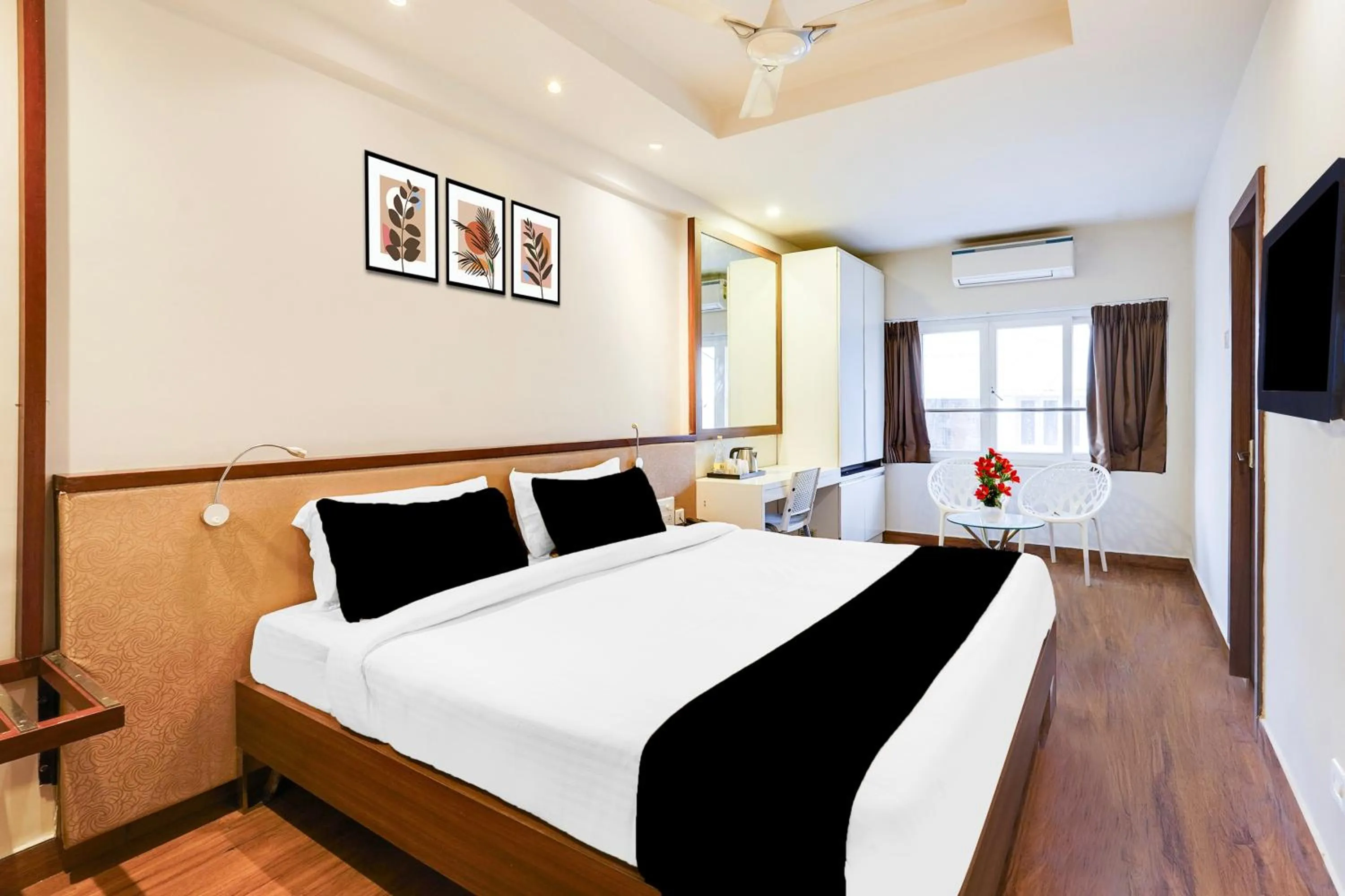 Bedroom, Bed in Townhouse Oak Kodambakkam Formerly Cine City