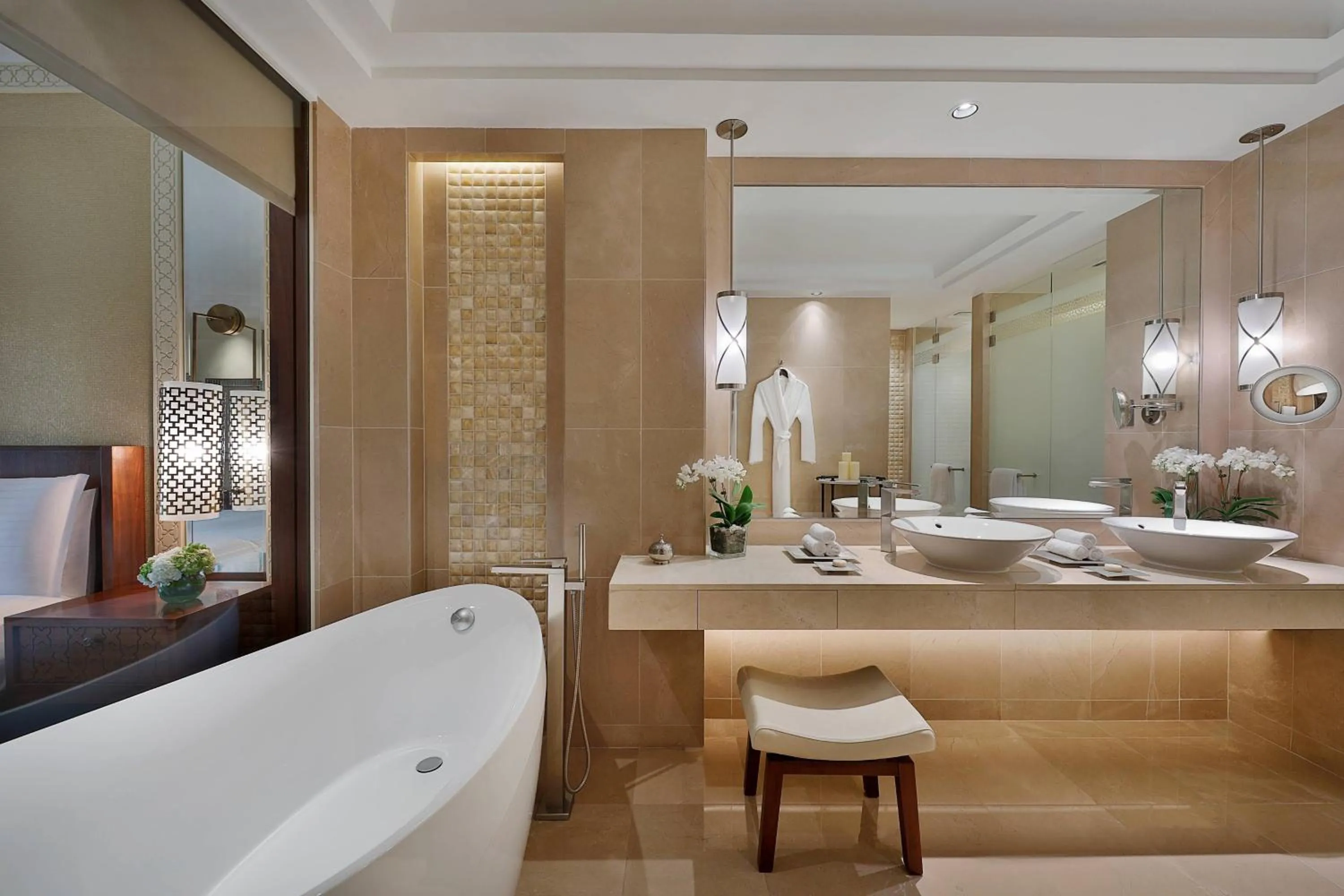 Bathroom in The Ritz-Carlton, Dubai