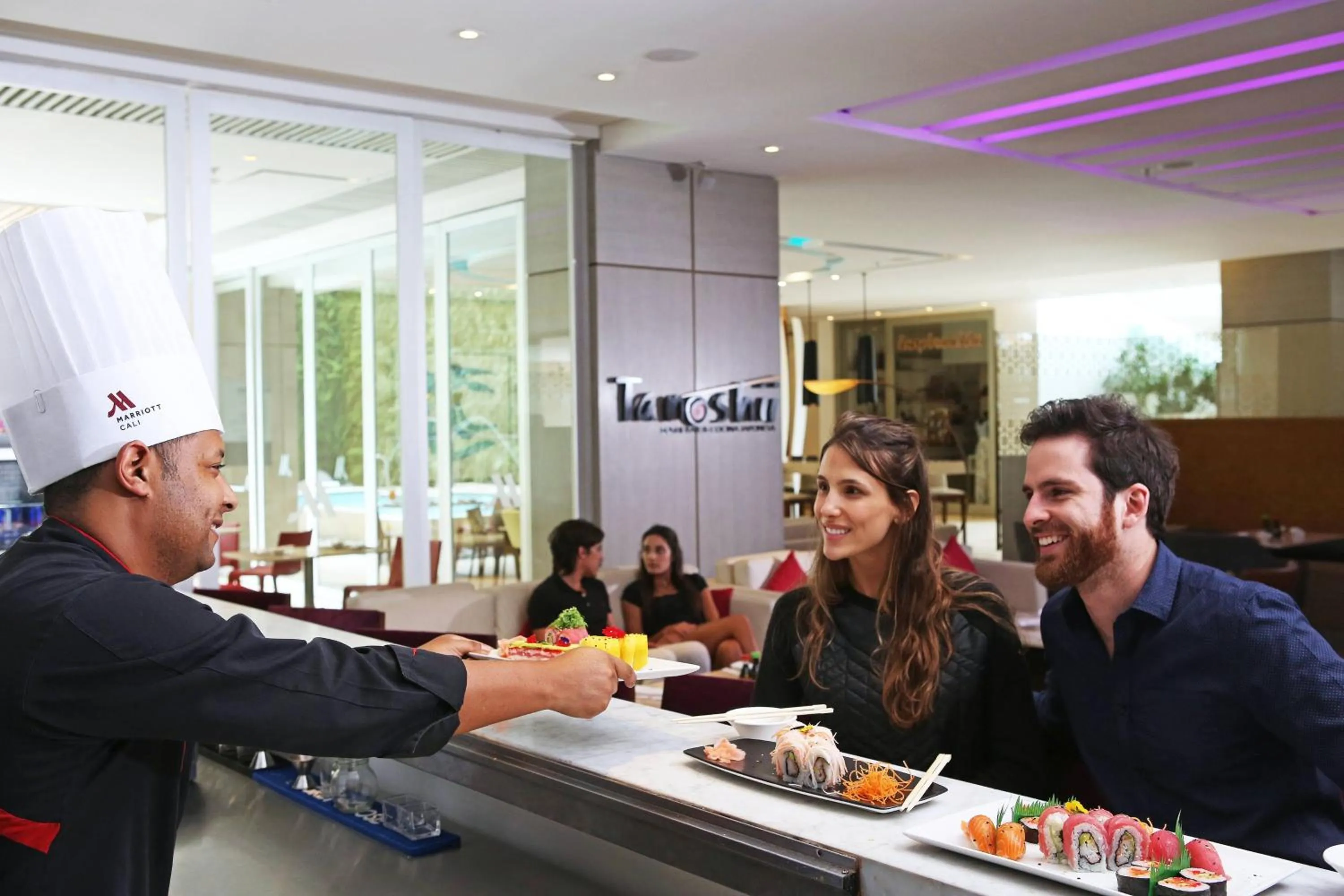 Lounge or bar in Cali Marriott Hotel