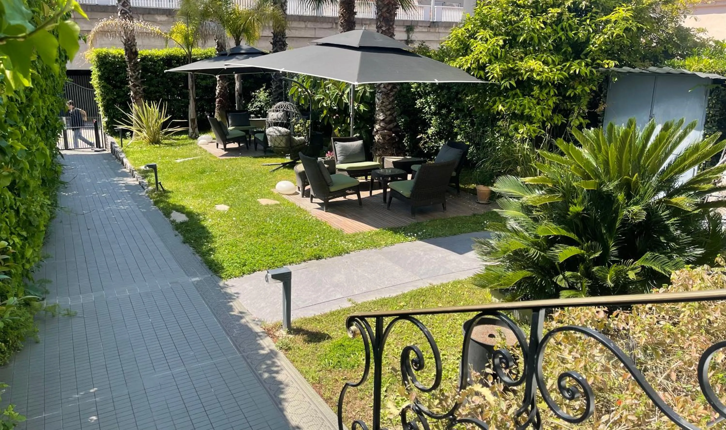 Garden in Villa Pruly Hotel Cannes Centre