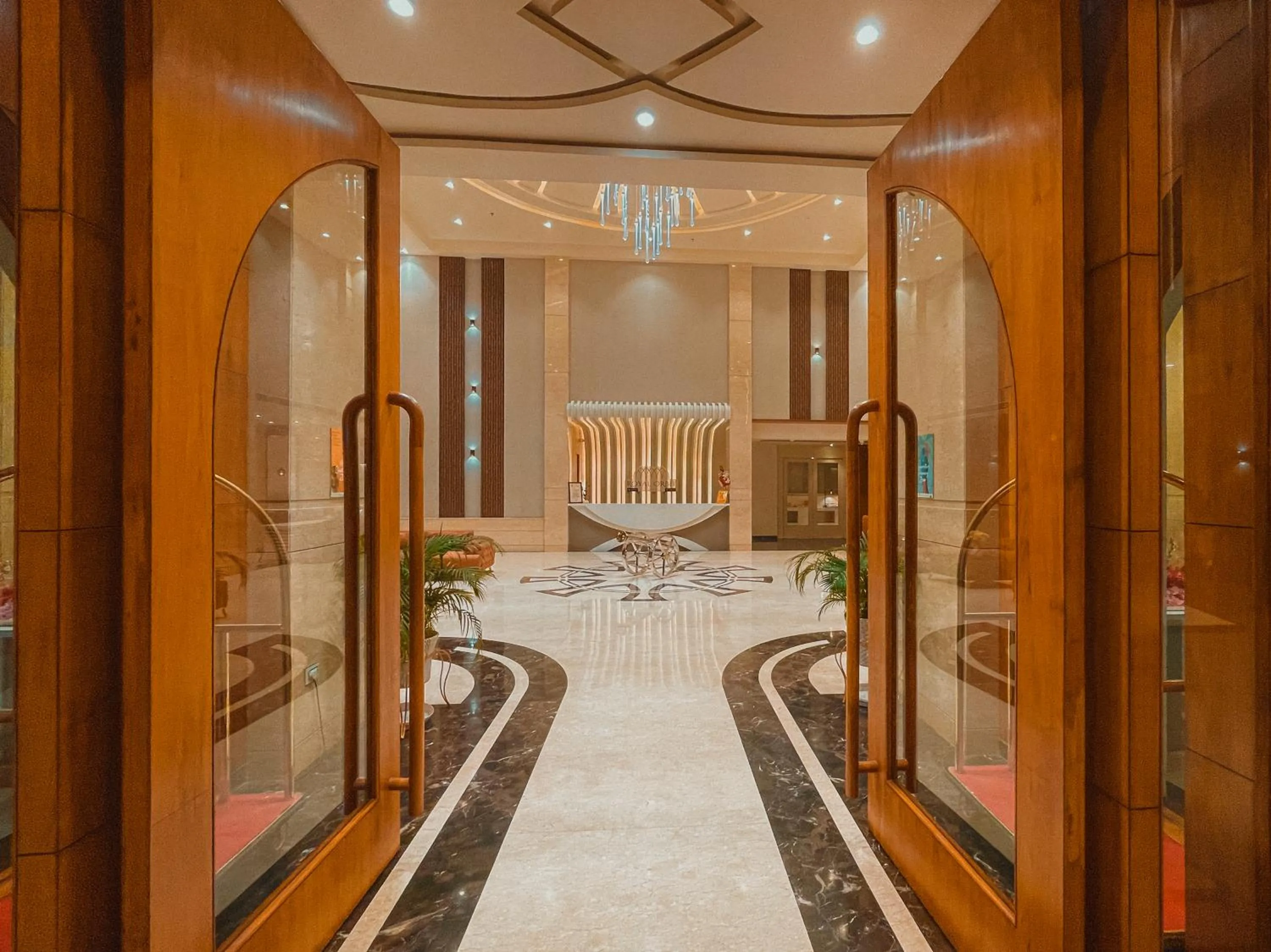 Facade/entrance in Royal Orbit