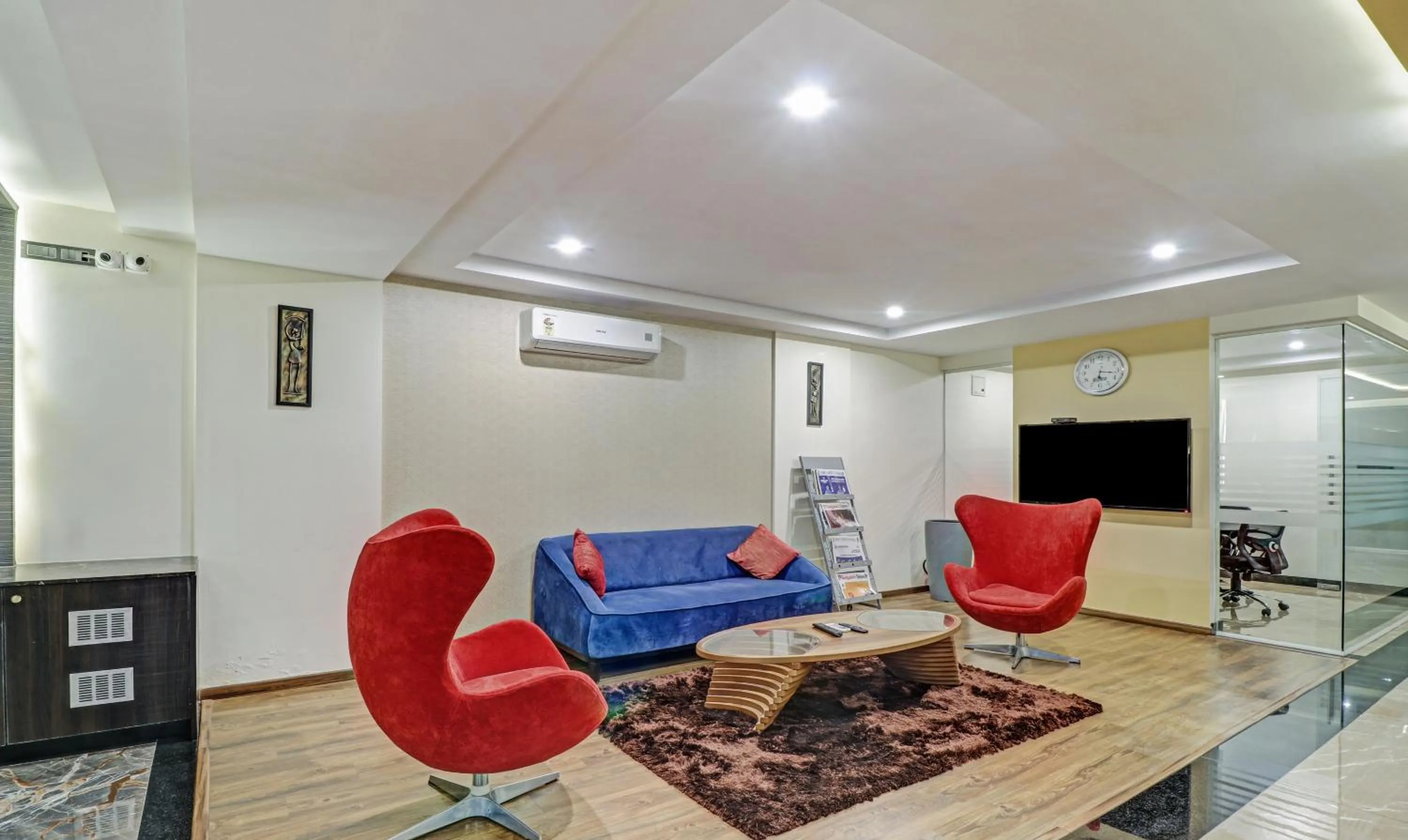 Seating area in Treebo Premium Raj Vista Global Village