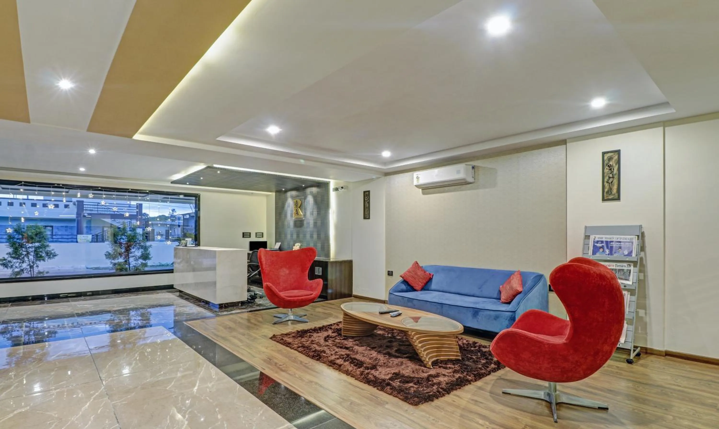 Seating area in Treebo Premium Raj Vista Global Village