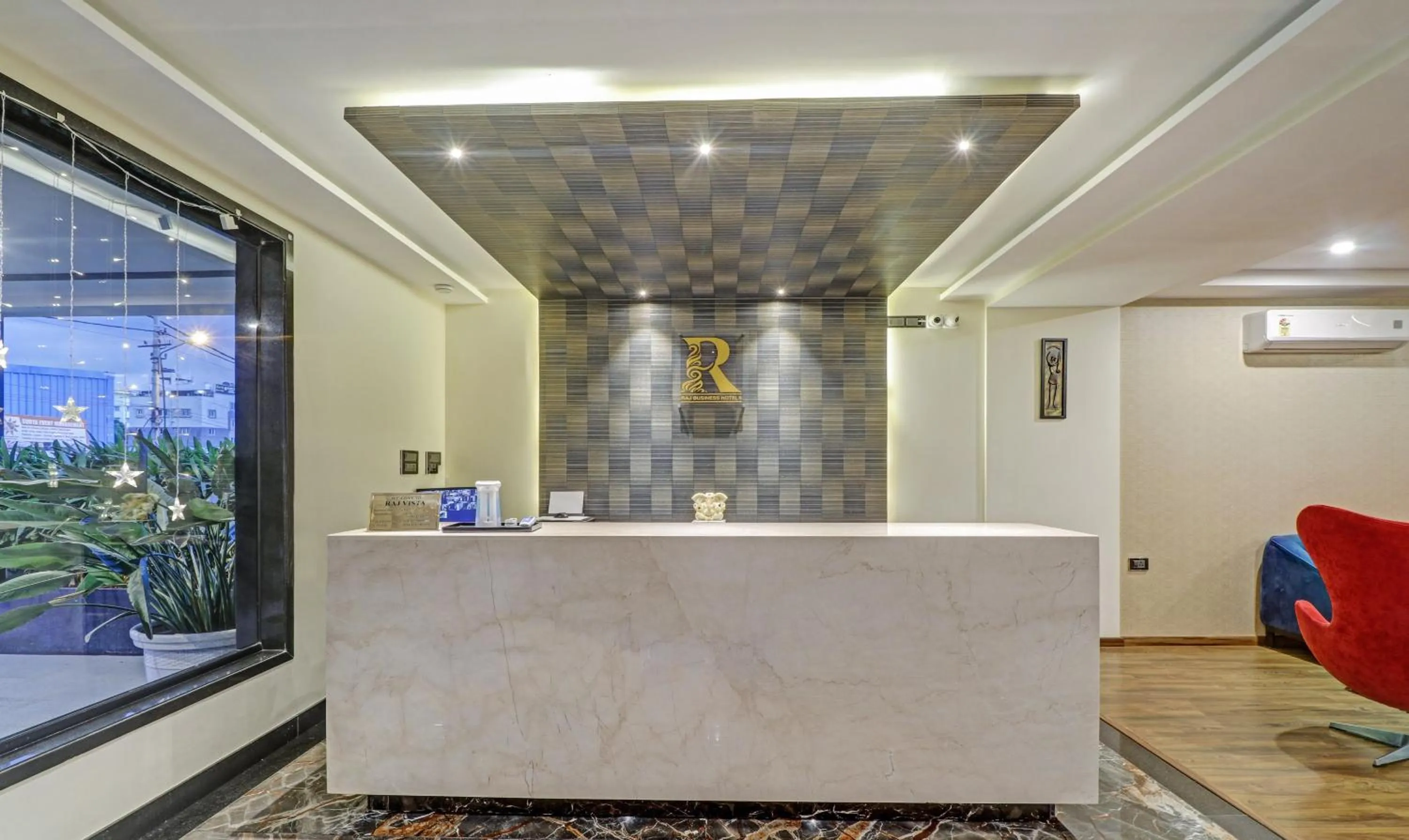 Lobby or reception in Treebo Premium Raj Vista Global Village