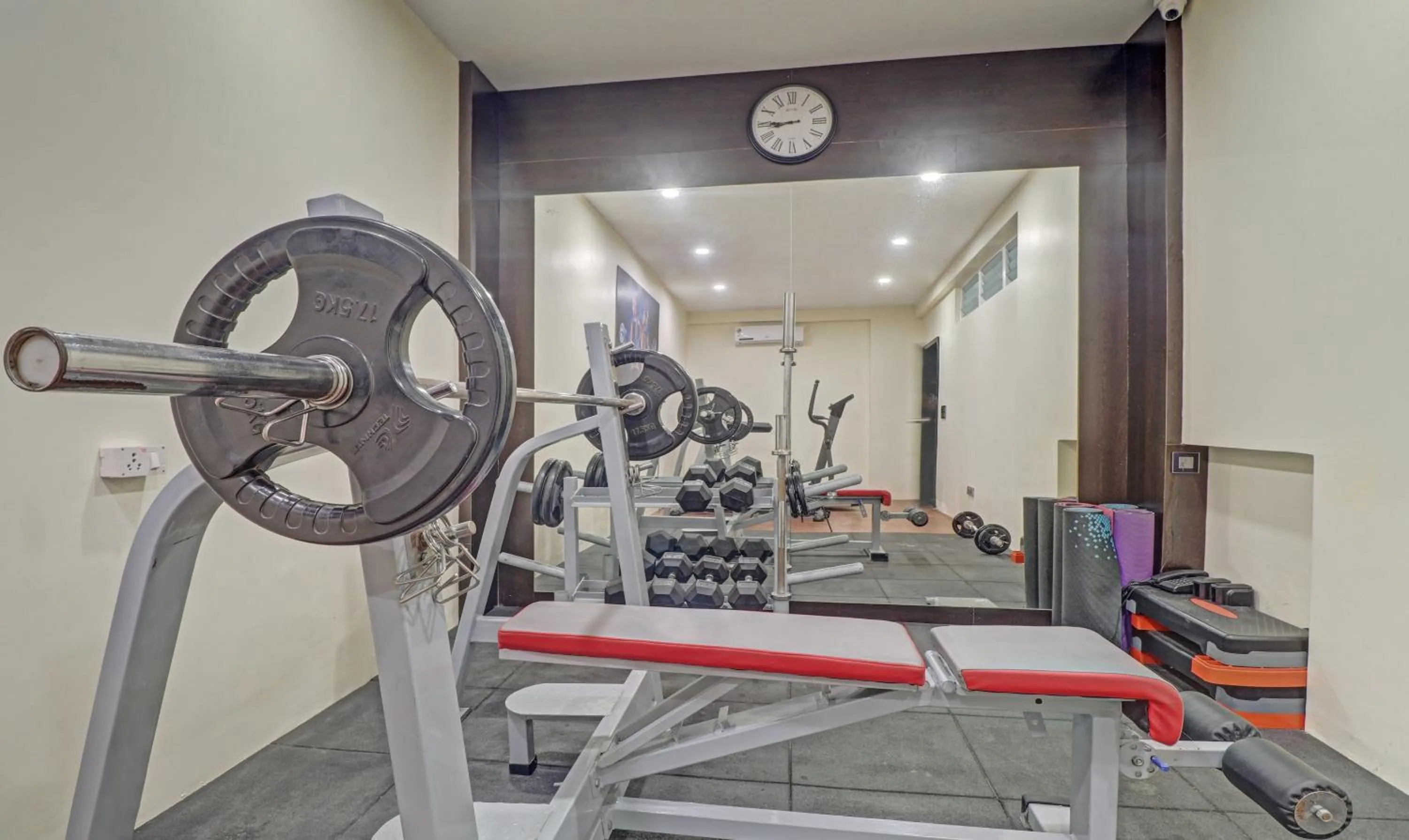 Fitness centre/facilities in Treebo Premium Raj Vista Global Village