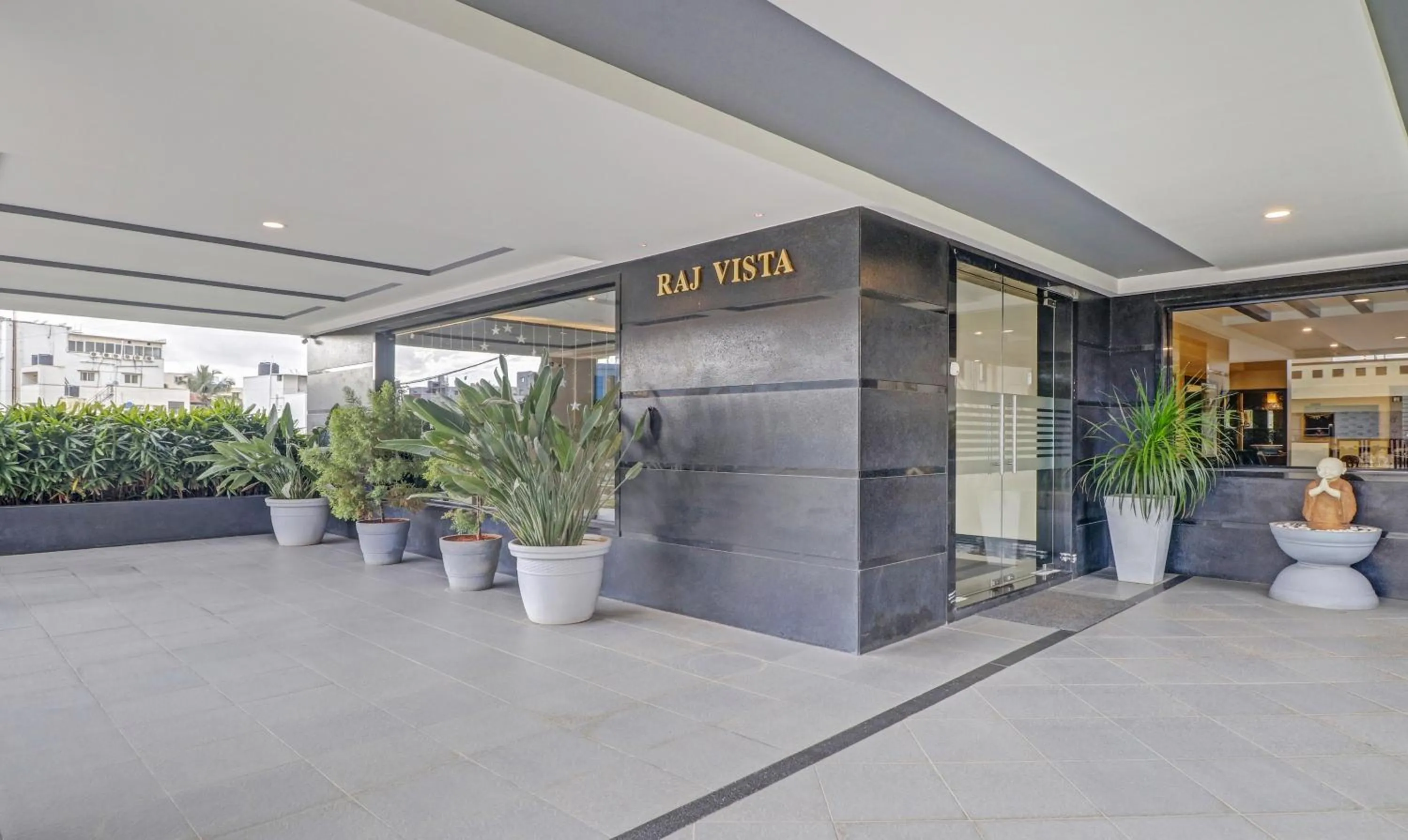 Facade/entrance in Treebo Premium Raj Vista Global Village