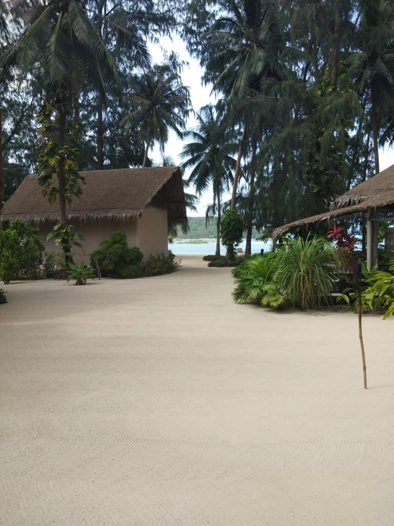 Sea view in Angkana Bungalows adults only