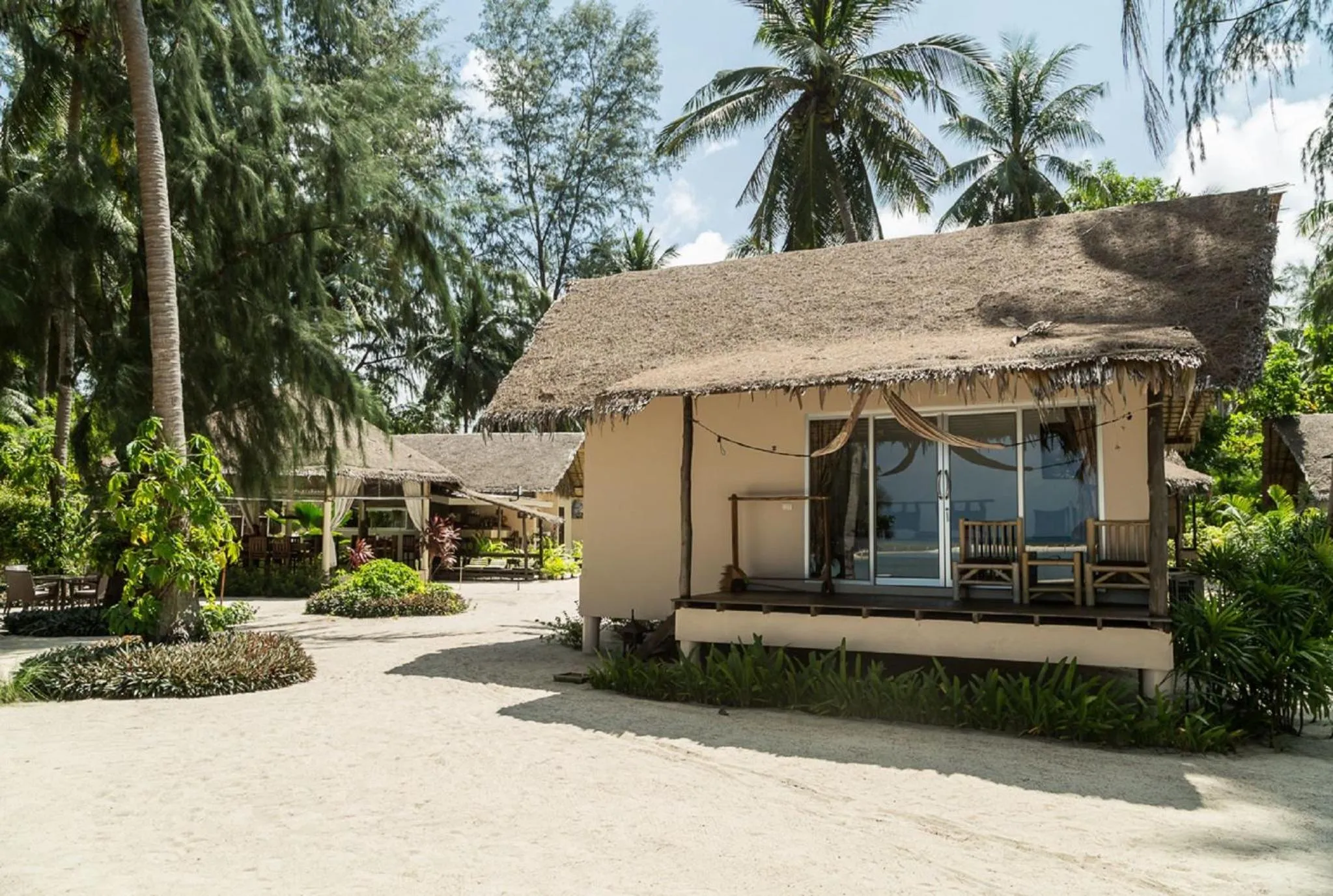 Sea view in Angkana Bungalows adults only