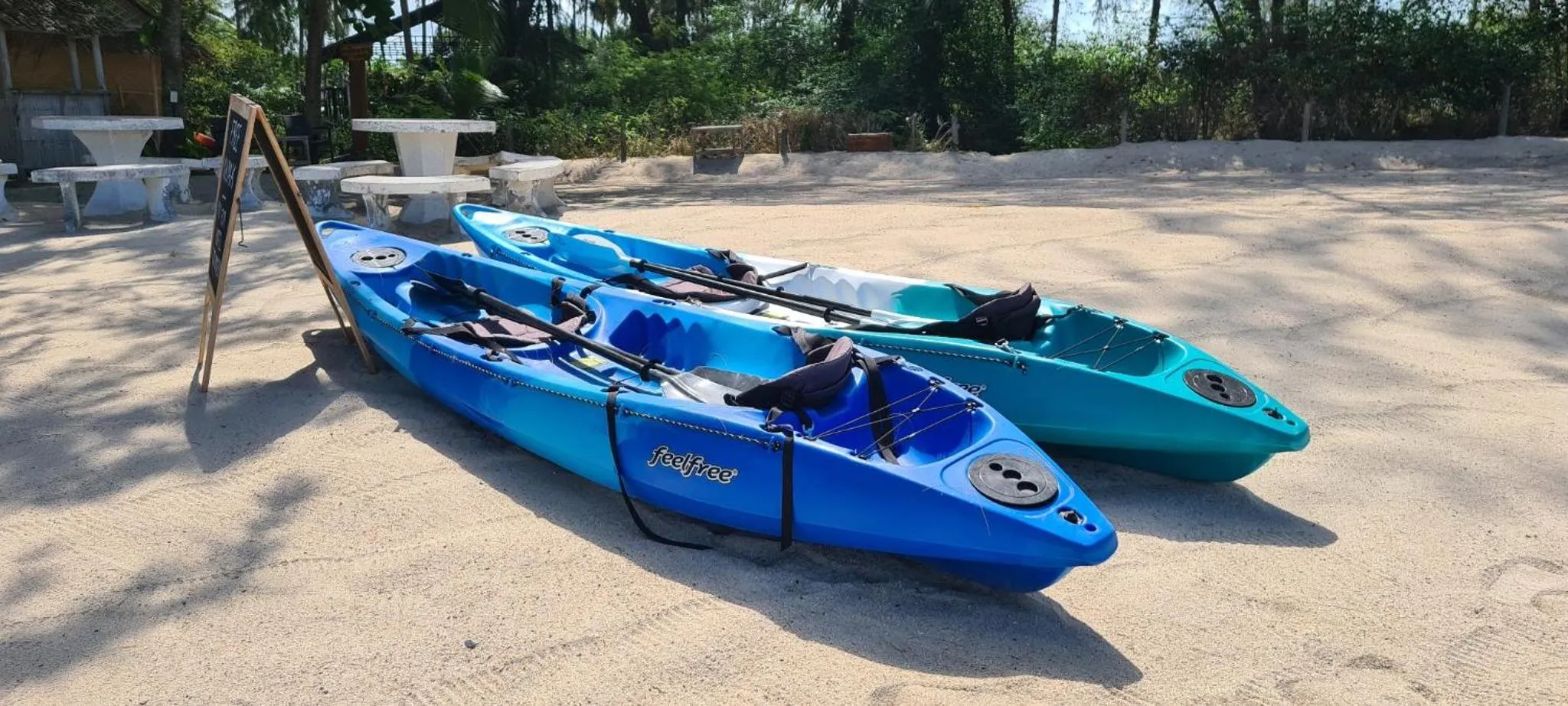 Beach in Angkana Bungalows adults only