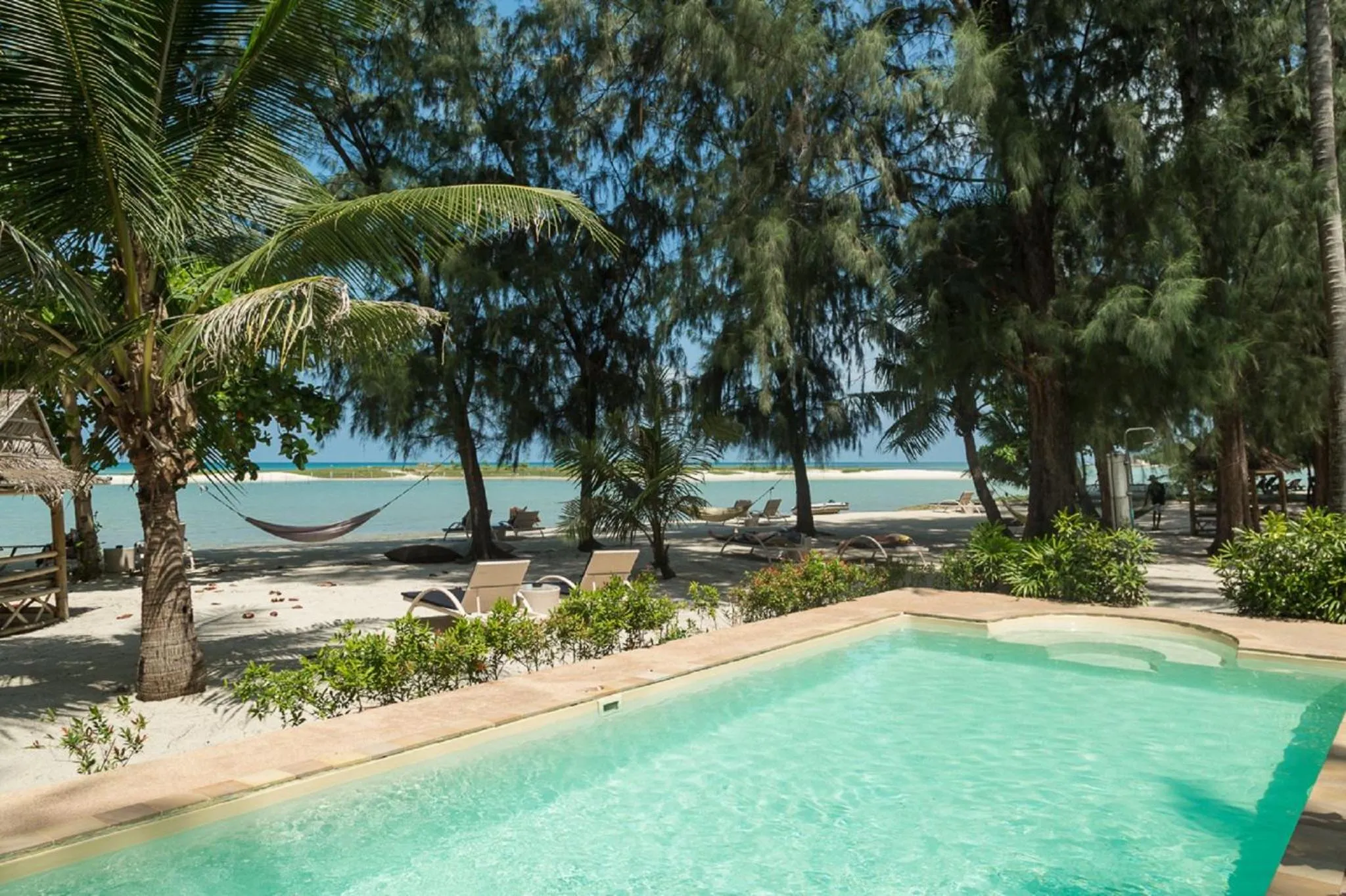 Swimming pool in Angkana Bungalows adults only