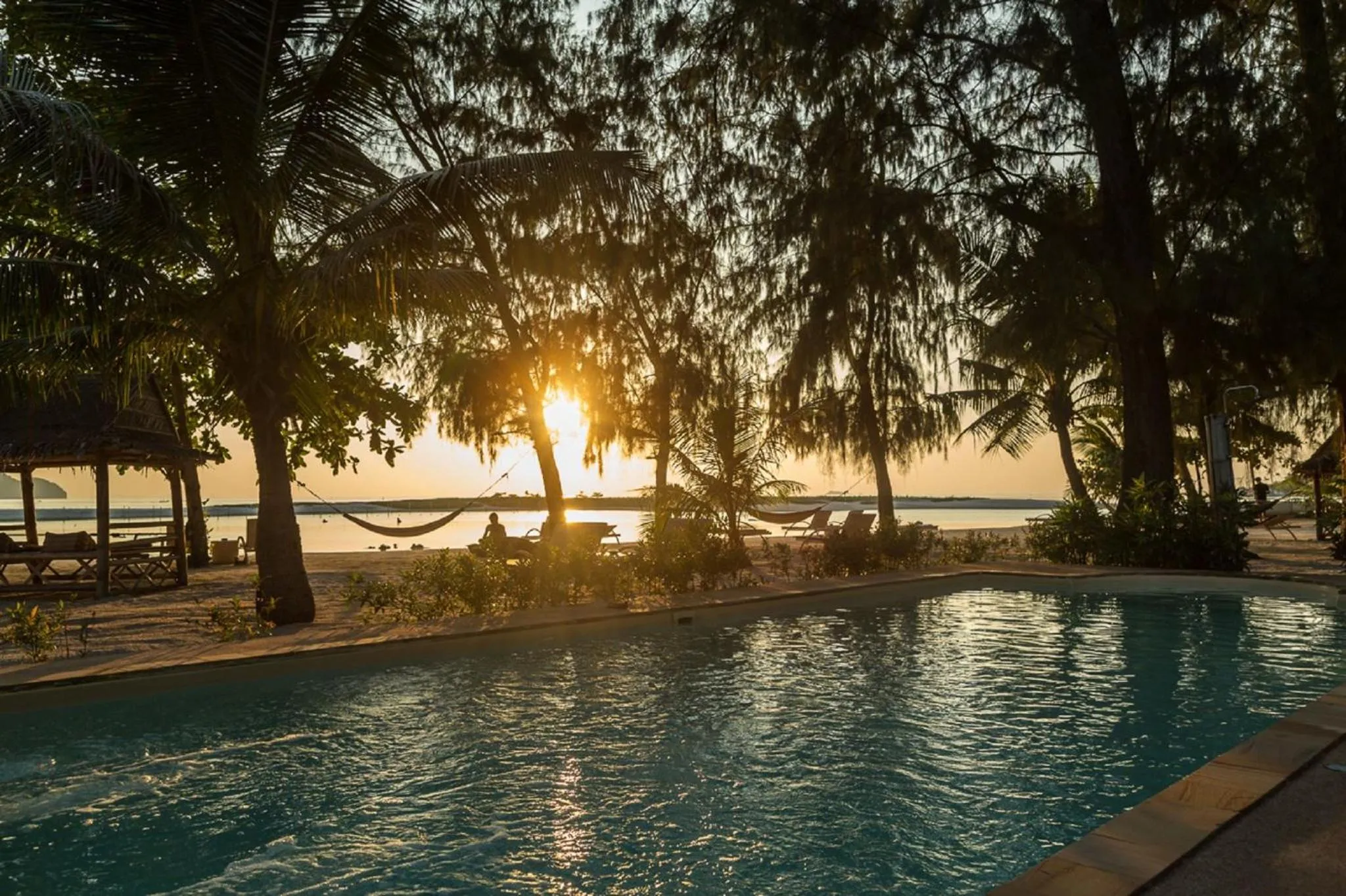 Swimming pool in Angkana Bungalows adults only