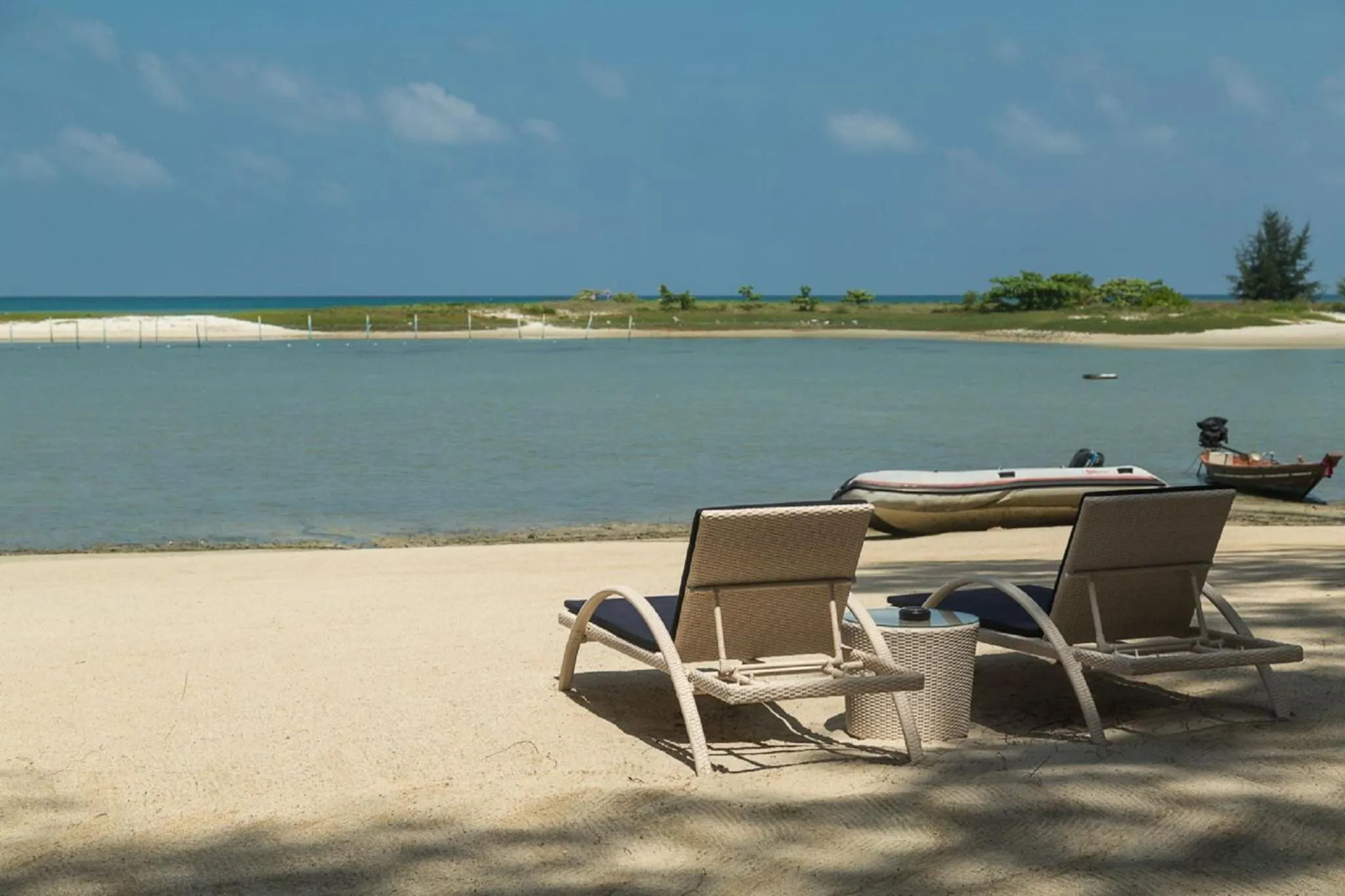 Beach in Angkana Bungalows adults only