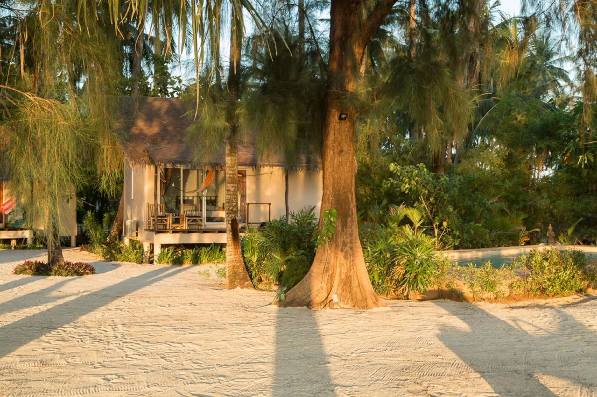 Sea view in Angkana Bungalows adults only