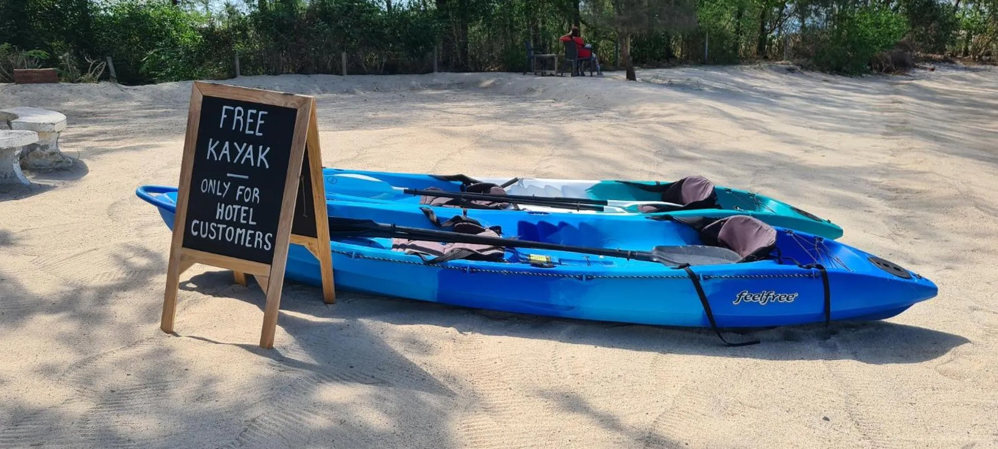 Beach in Angkana Bungalows adults only