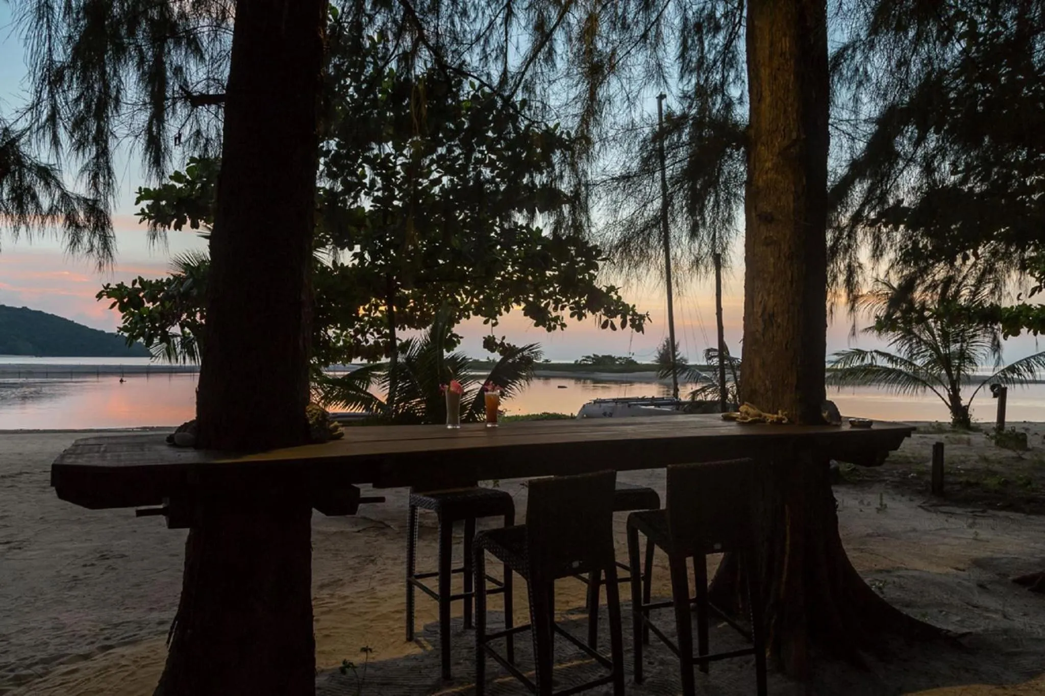 Lounge or bar in Angkana Bungalows adults only