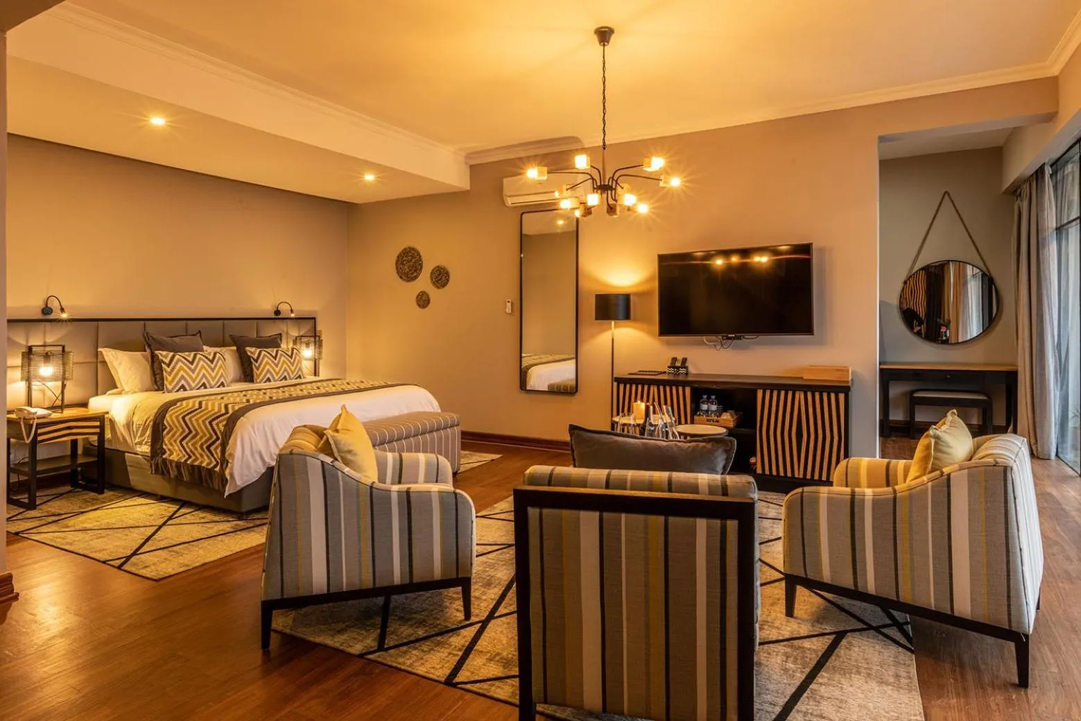 Photo of the whole room, Bed in CLEO LAKE KIVU HOTEL