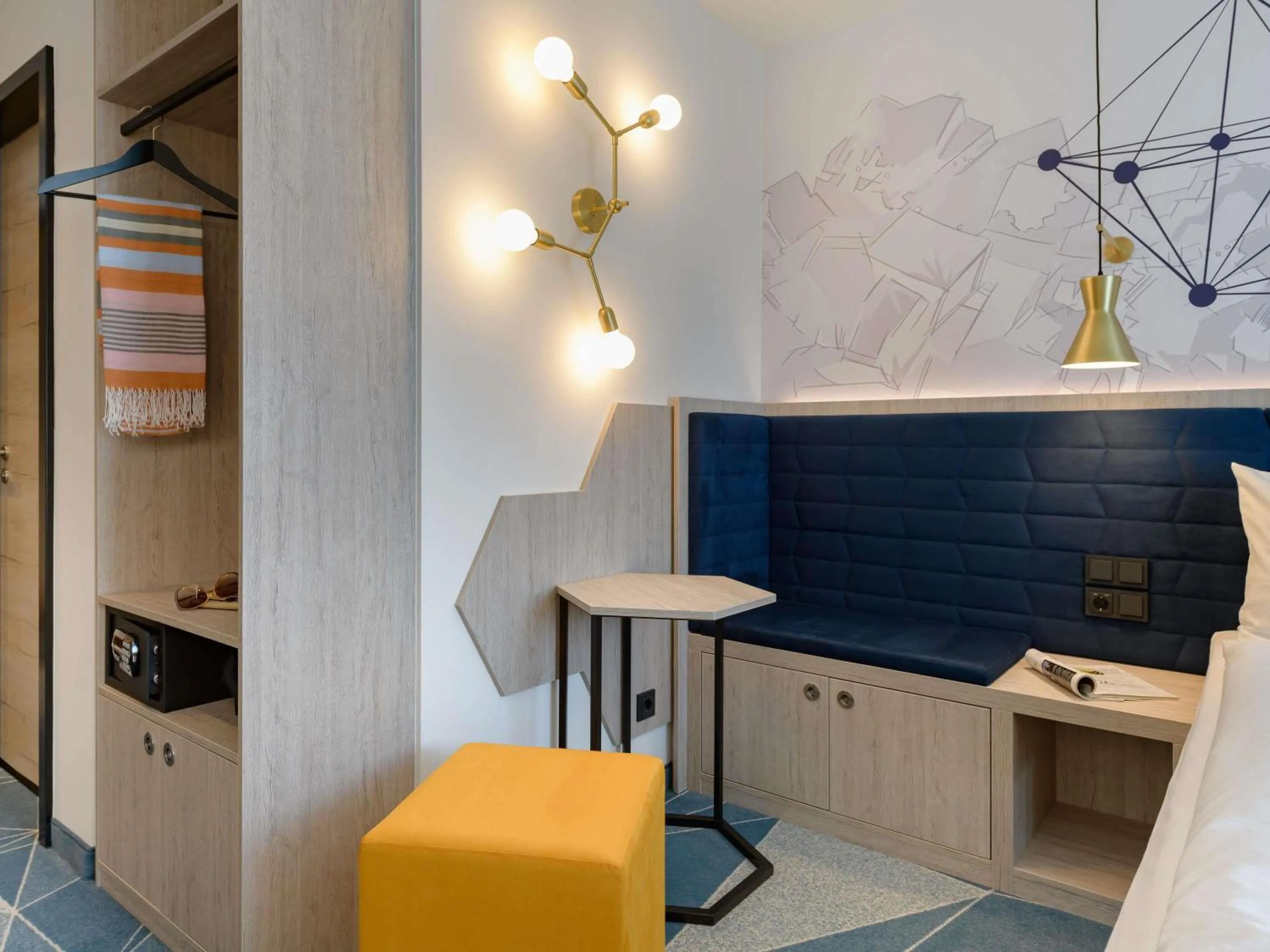 Bedroom in ibis Styles Bad Reichenhall