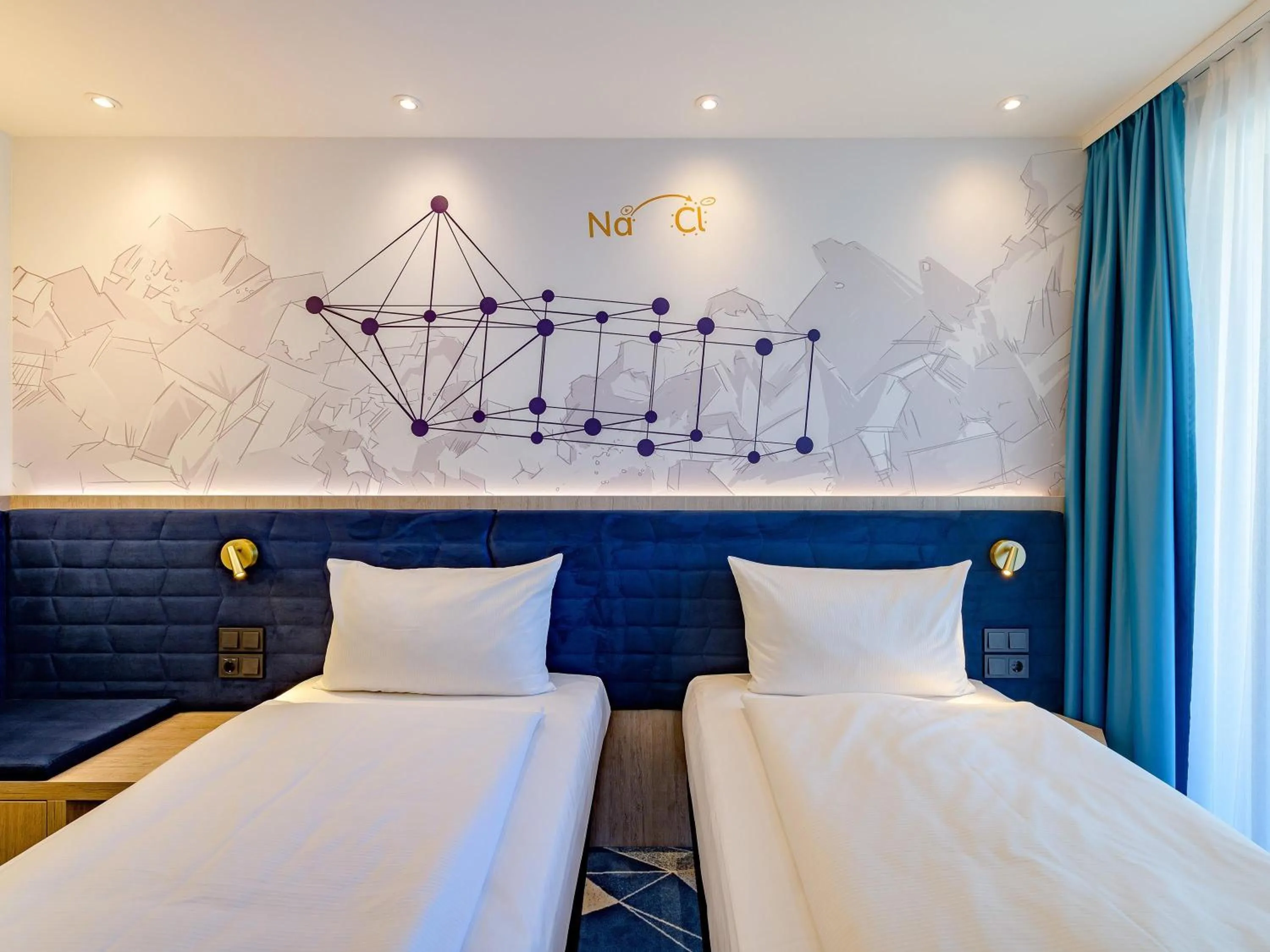 Bedroom, Bed in ibis Styles Bad Reichenhall